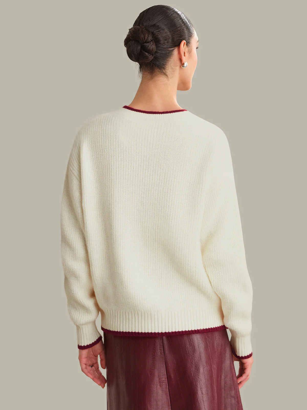 Bennie: 100% Cashmere Poodle Cardigan - Image 3