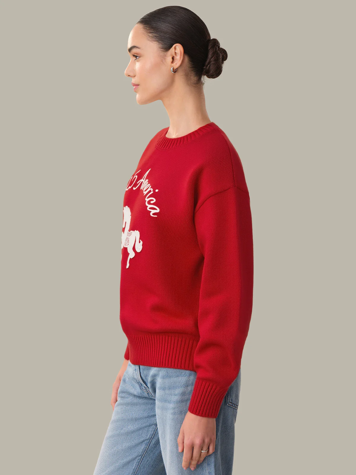 Acadia: Cotton Embroidered Sweater - Image 2