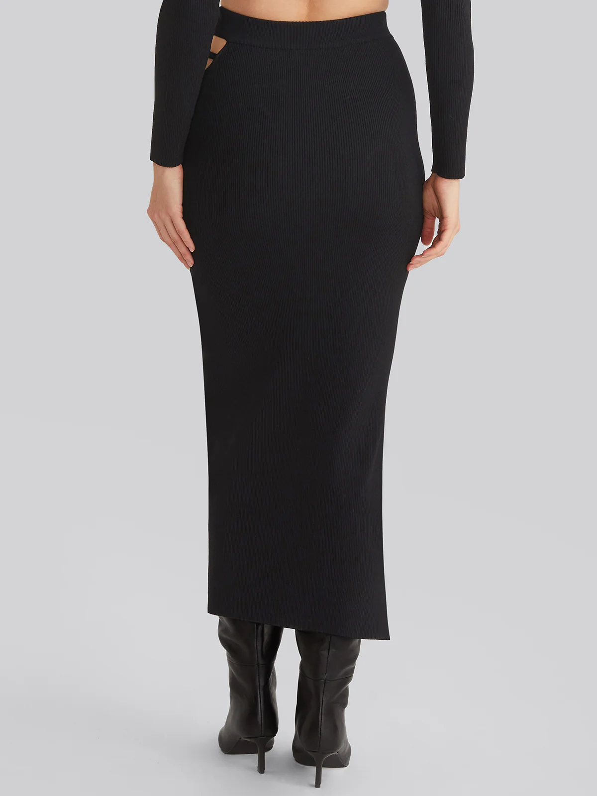 Alisha: Buckle Cutout Maxi Skirt - Image 3