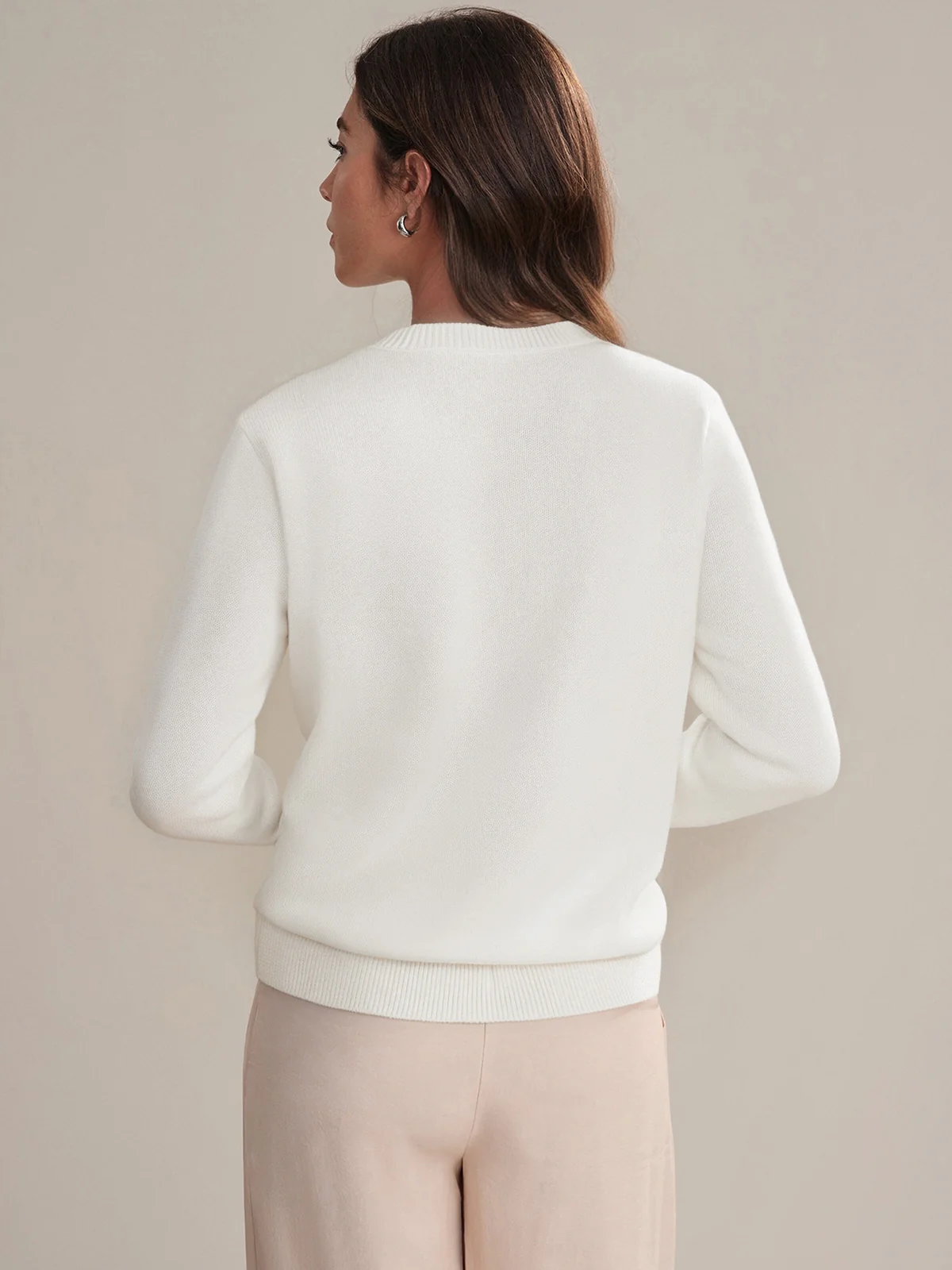 America: Crewneck Cotton Sweater - Image 3