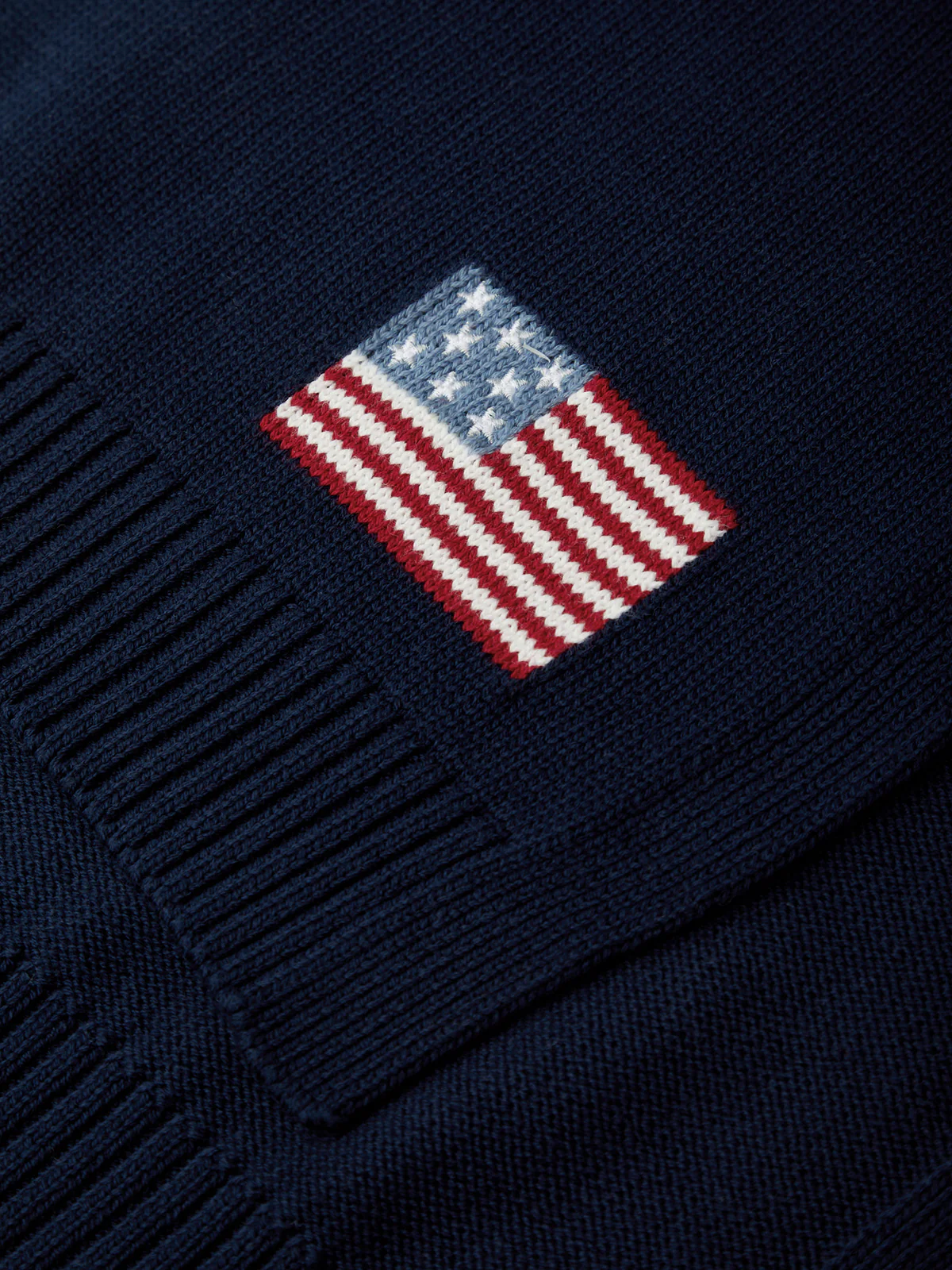 American Flag Cotton Scarf - Image 2