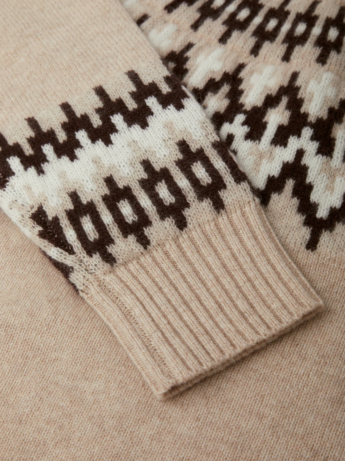 Anastasia: 100% Cashmere Fair Isle Sweater - Image 4