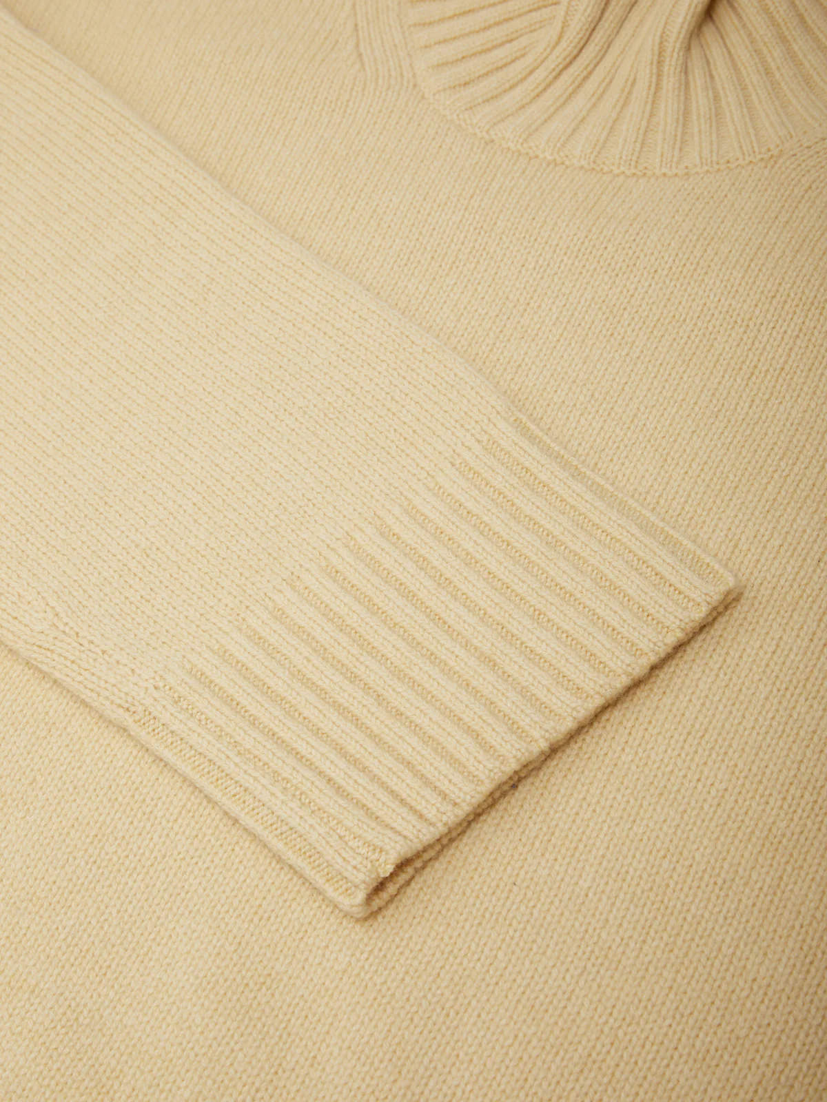 Arielle: Cashmere Blend Mockneck Sweater - Image 4