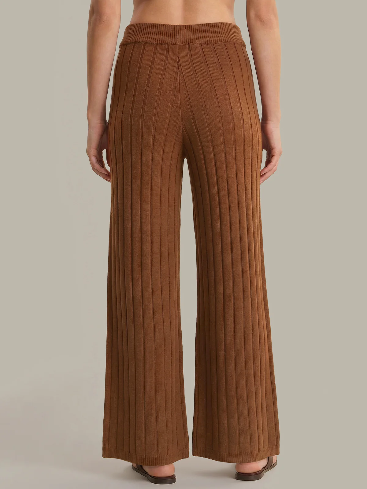 Astor: Cashmere Blend Wide Leg Pants - Image 3