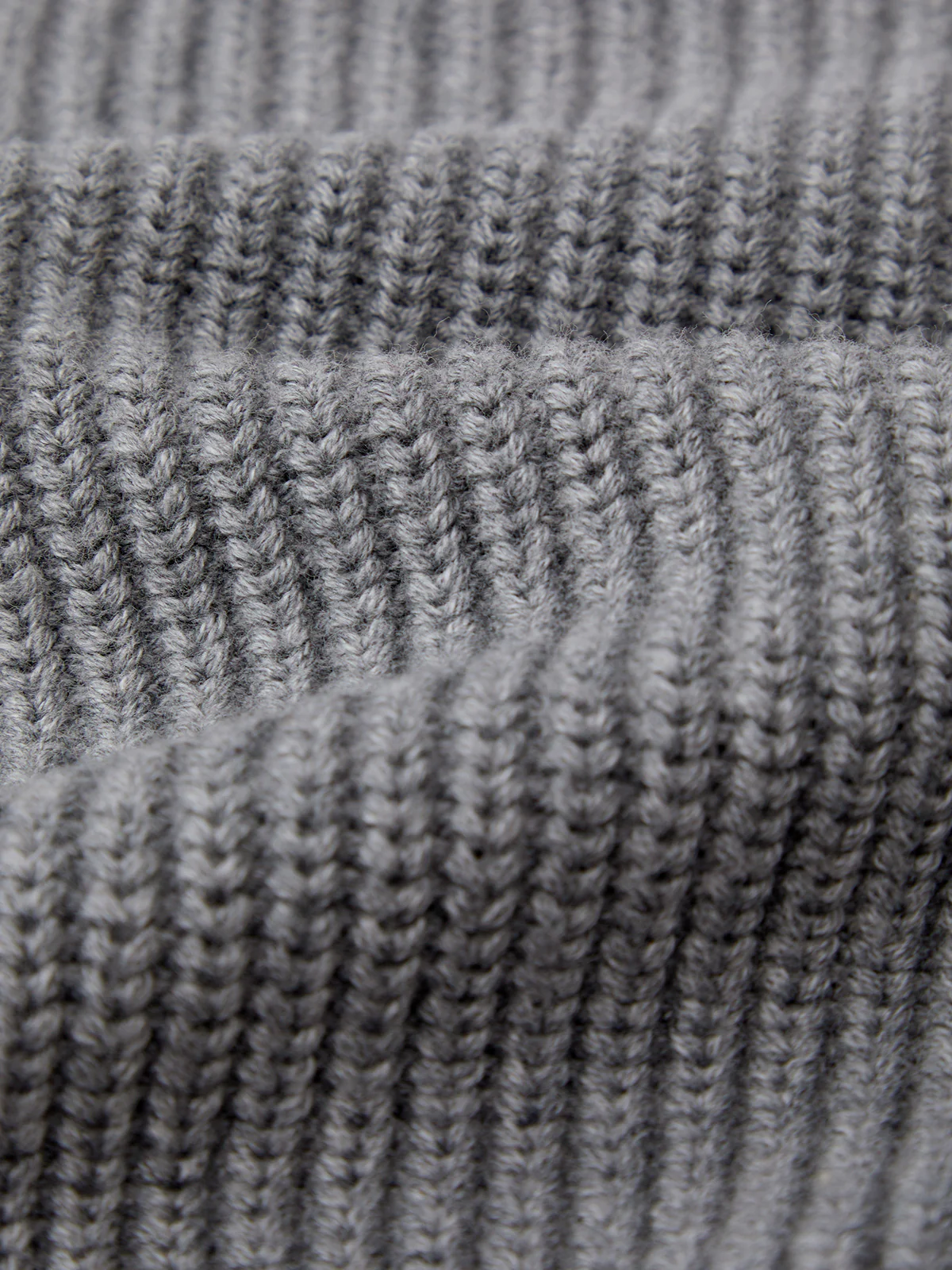 Ava: V-Neck Shaker Stitch Cotton Sweater - Image 5