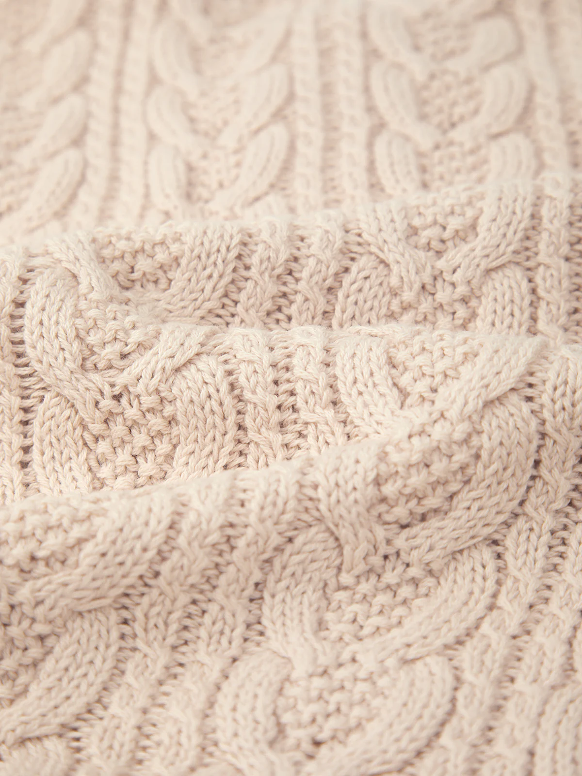 Camilia: Cotton Mixed Media Cable Tank - Image 6
