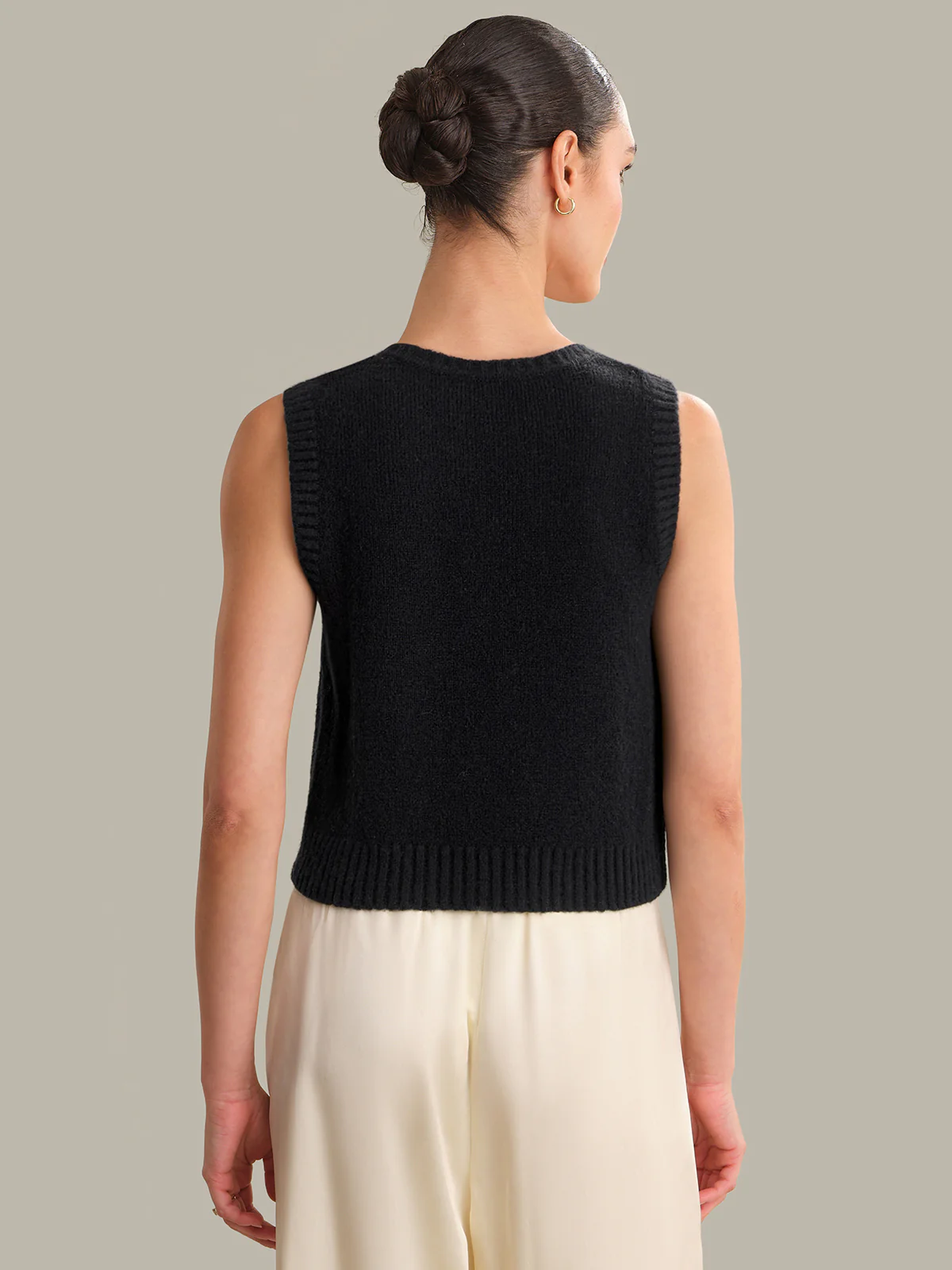 Dara: Cashmere Silk Vest - Image 3