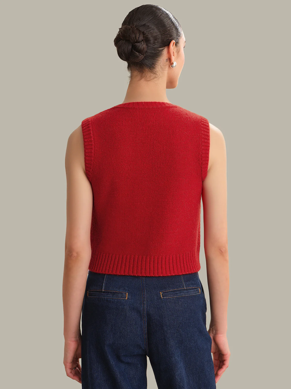 Dara: Cashmere Silk Vest - Image 3