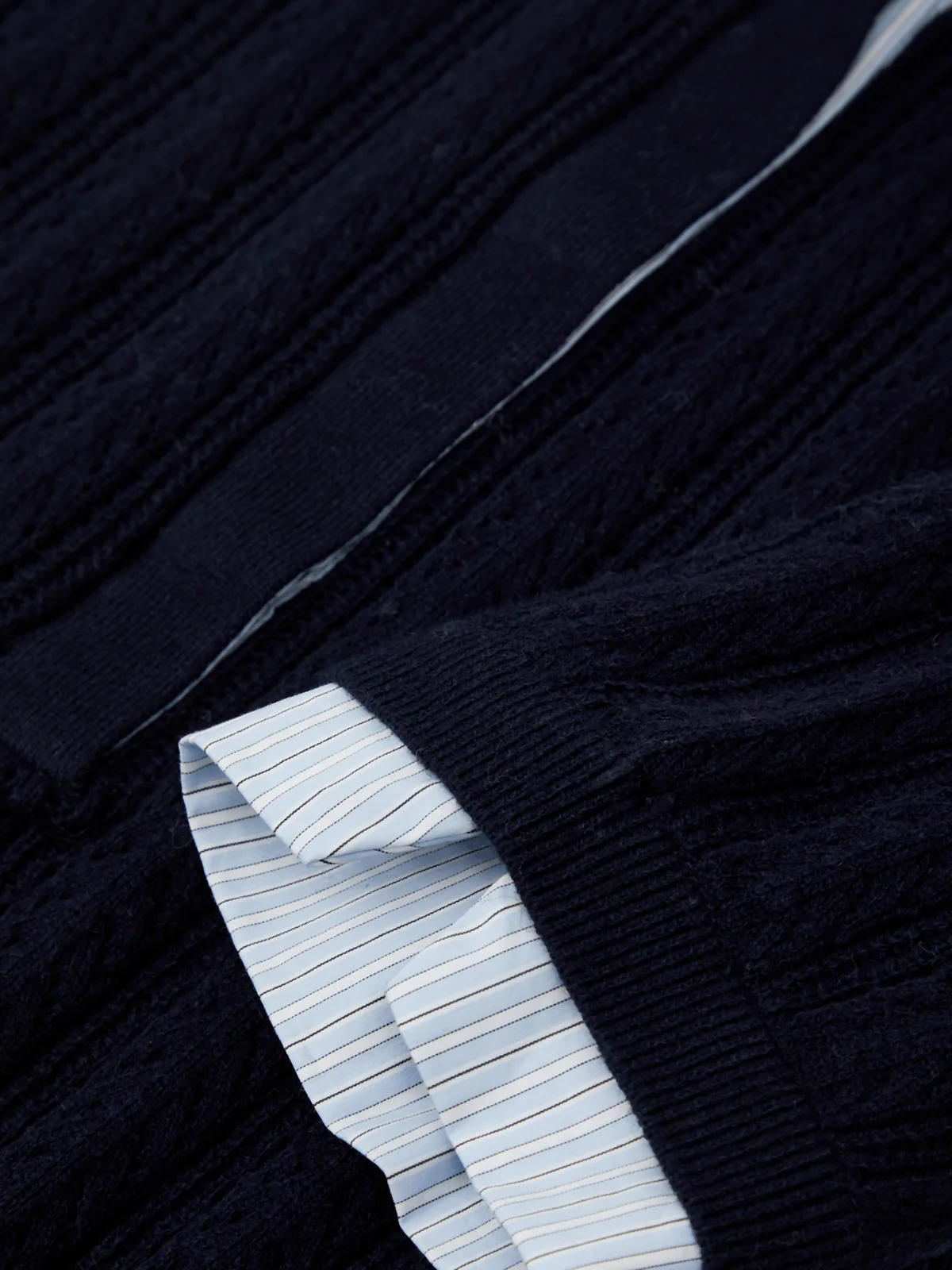 Cassia: Pointelle Knit Polo - Image 6