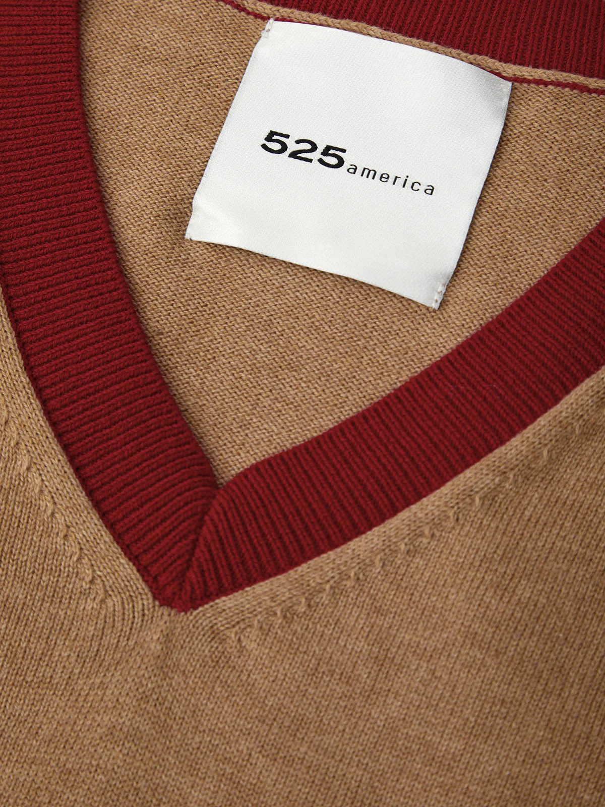 Cerise: Cotton Shawl V-Neck Pullover - Image 4