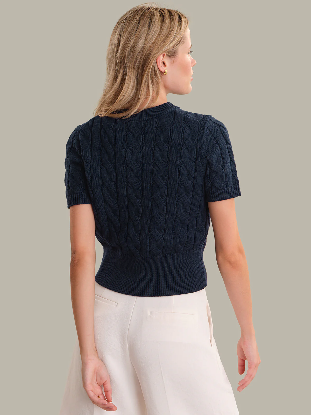 Clara: Cable Knit Pullover - Image 3