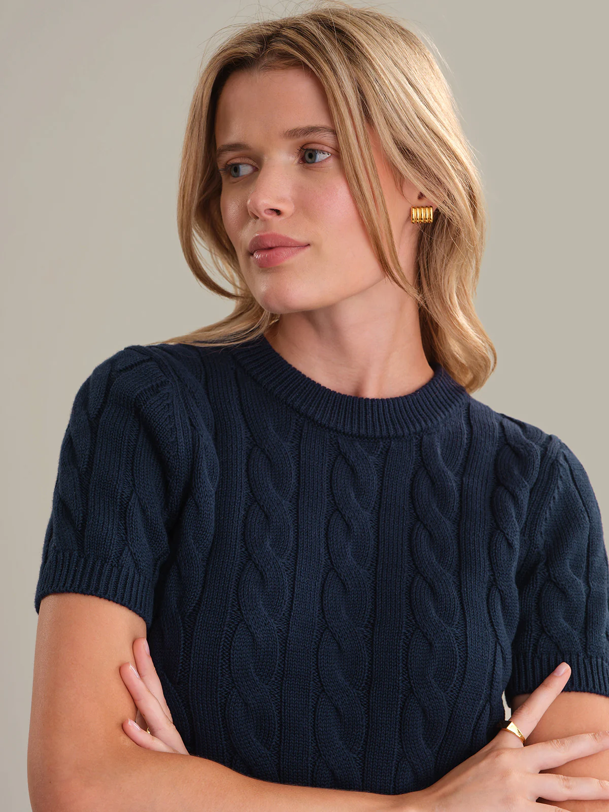 Clara: Cable Knit Pullover - Image 4