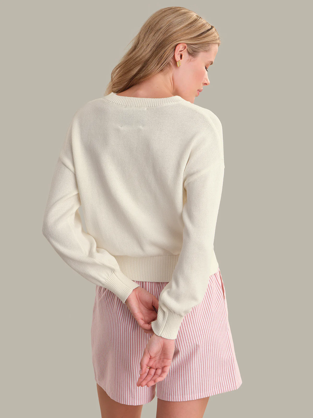 Clover: Market Graphic Cotton Sweater - Image 3