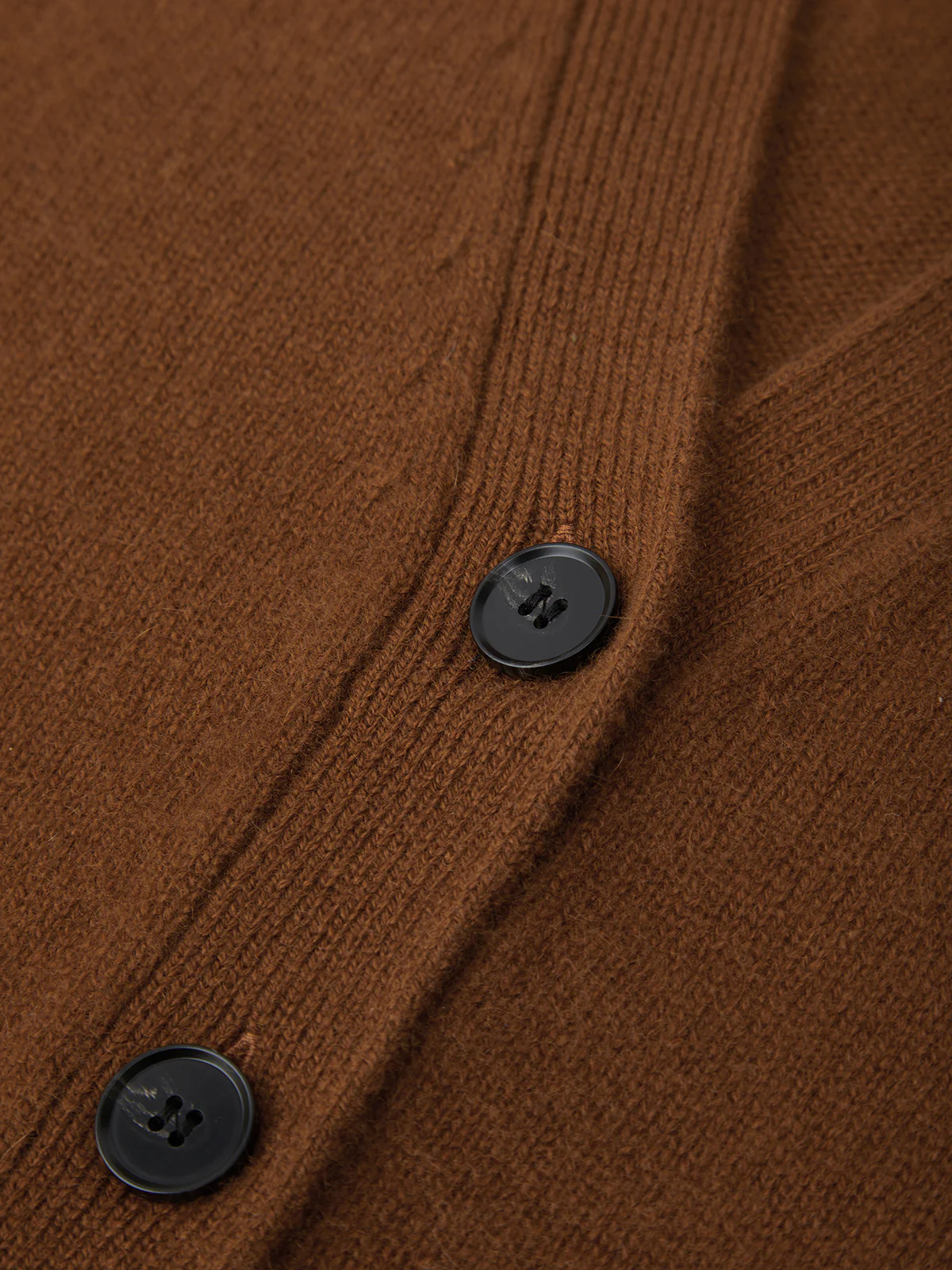 Collins: 100% Cashmere V-Neck Cardigan - Image 3