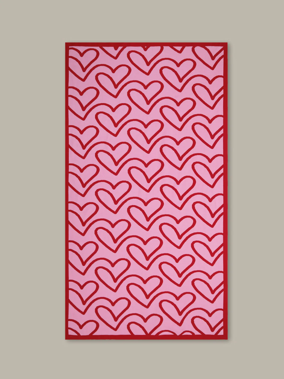 Cotton Heart Throw Blanket - Image 2
