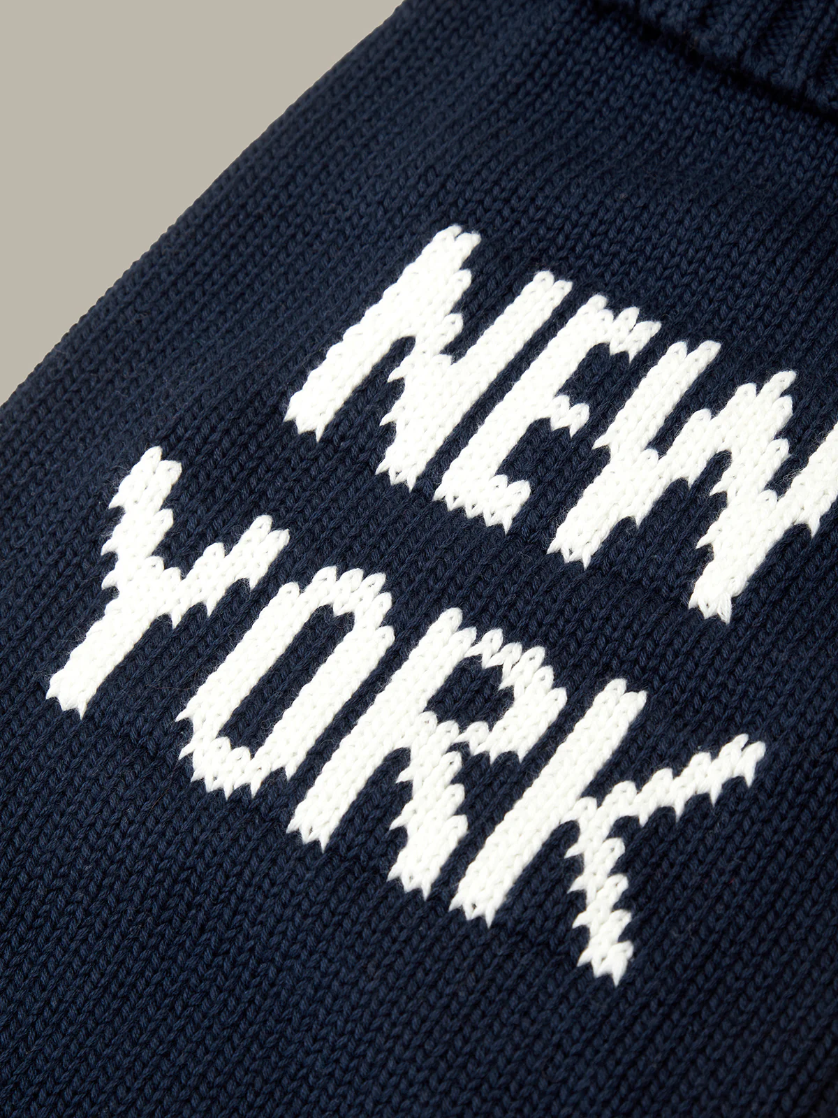 Cotton New York Jacquard Dog Sweater - Image 4