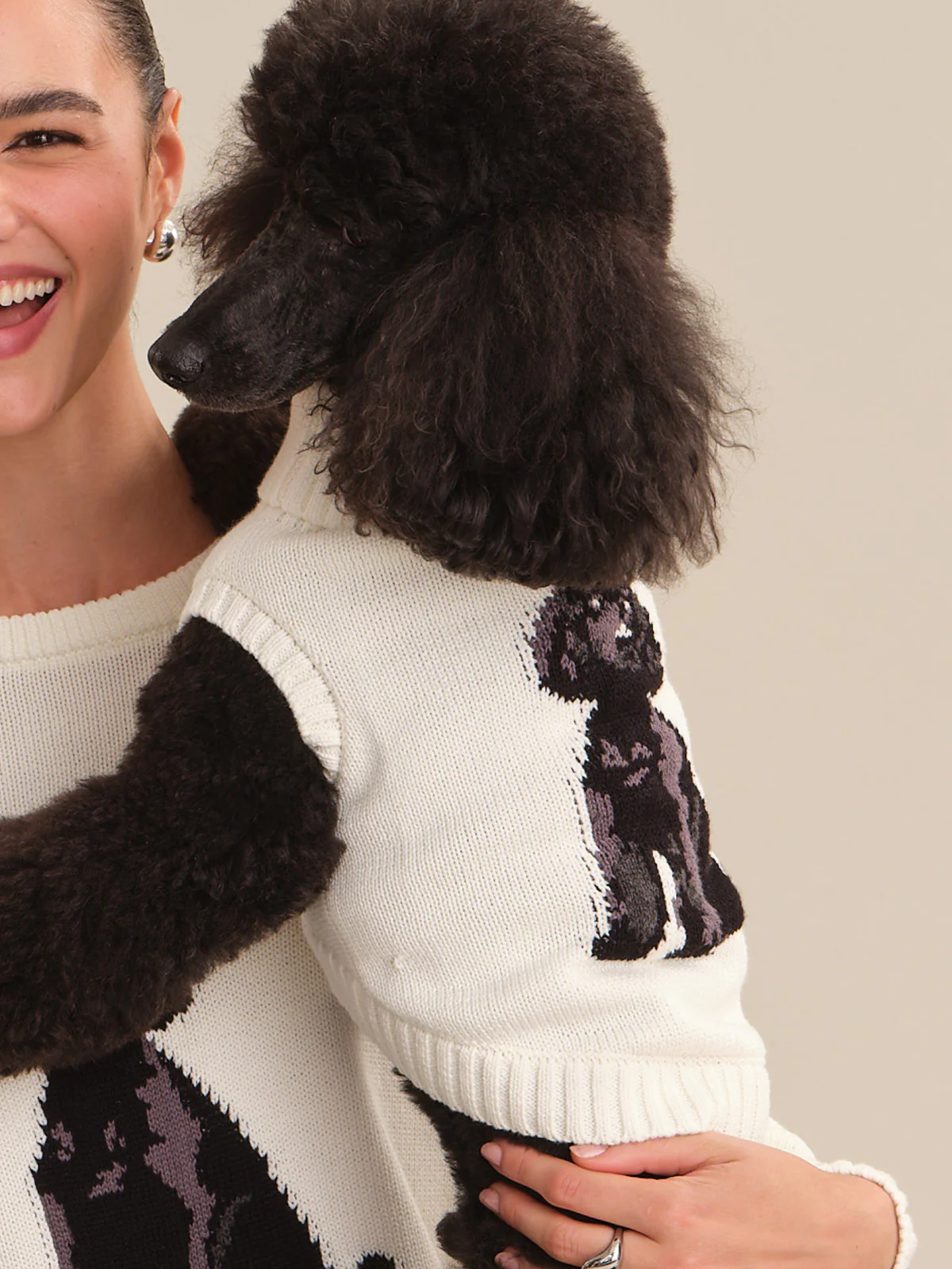 Cotton Poodle Dog Sweater - Image 4
