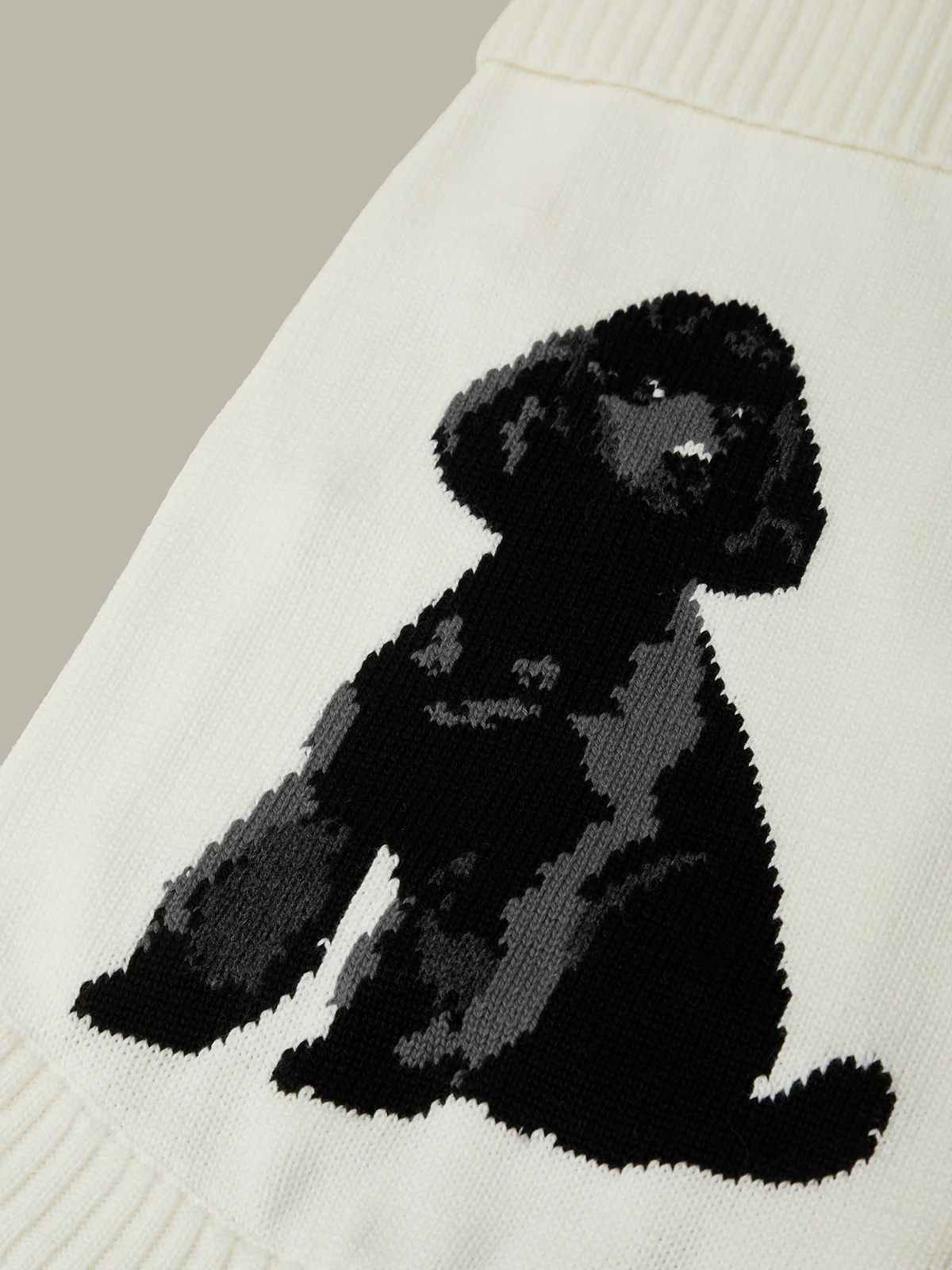 Cotton Poodle Dog Sweater - Image 5