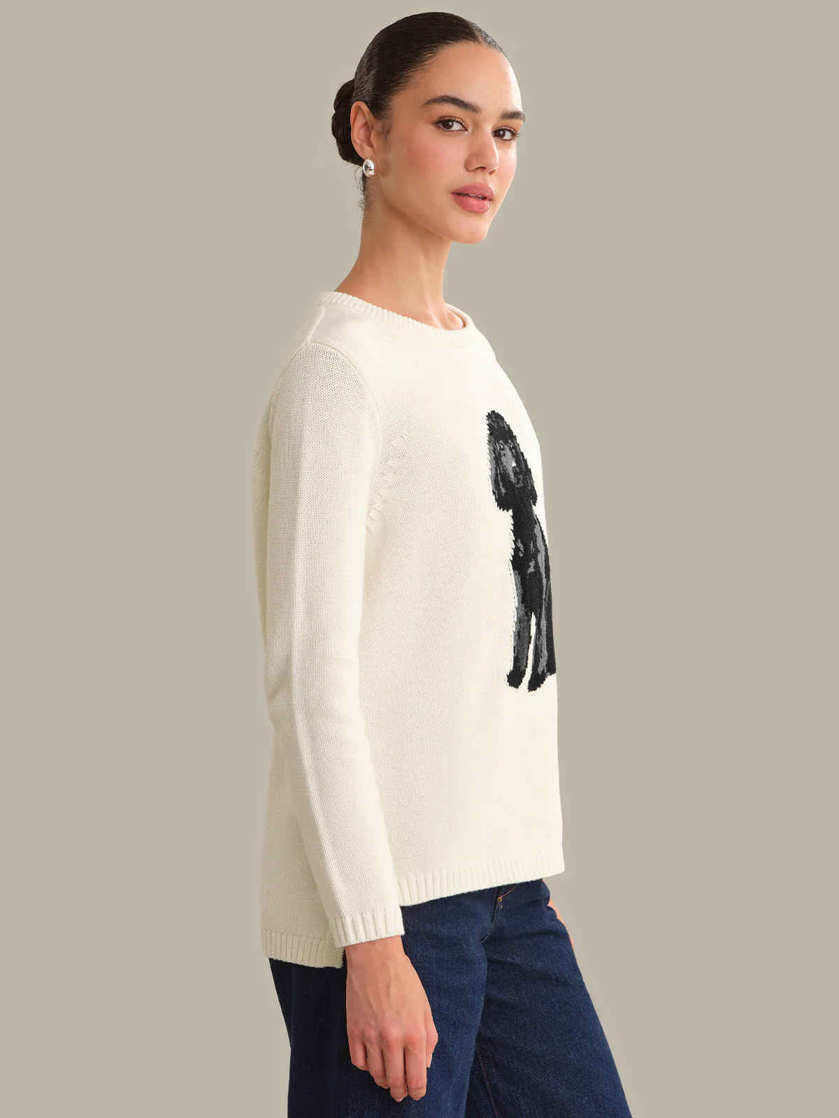 Emma: Cotton Poodle Sweater - Image 2