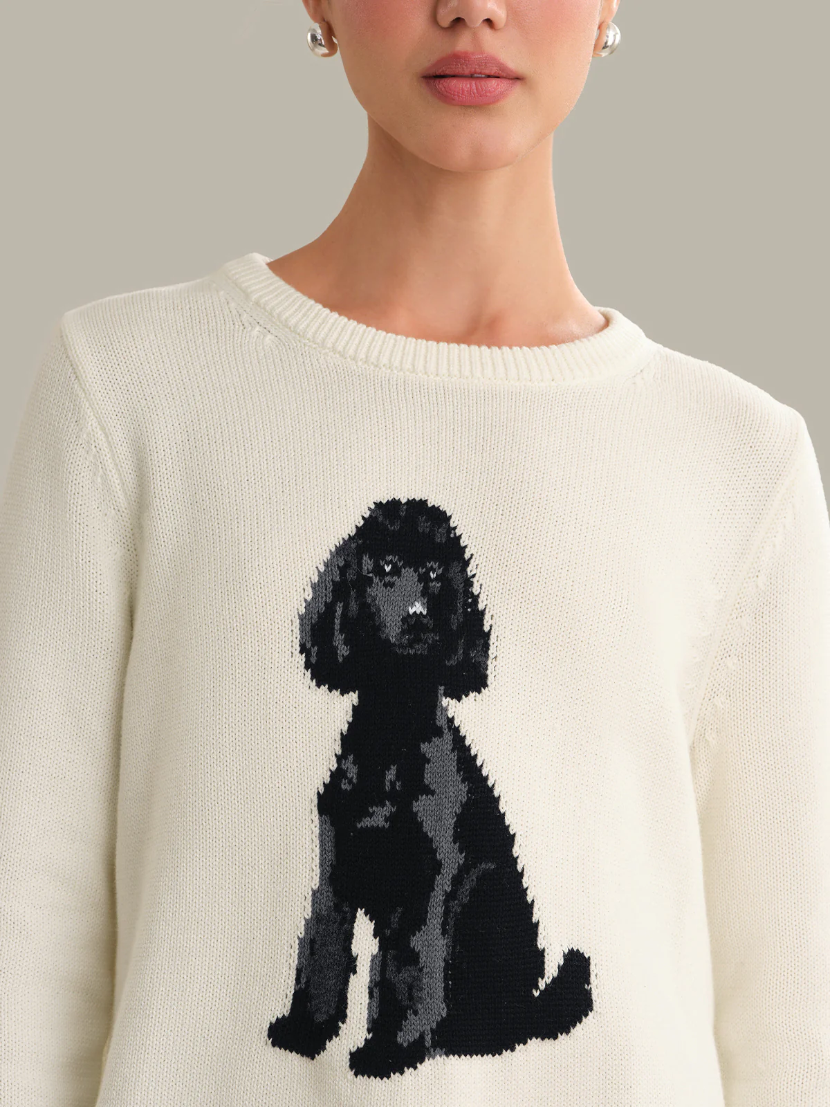 Emma: Cotton Poodle Sweater - Image 4