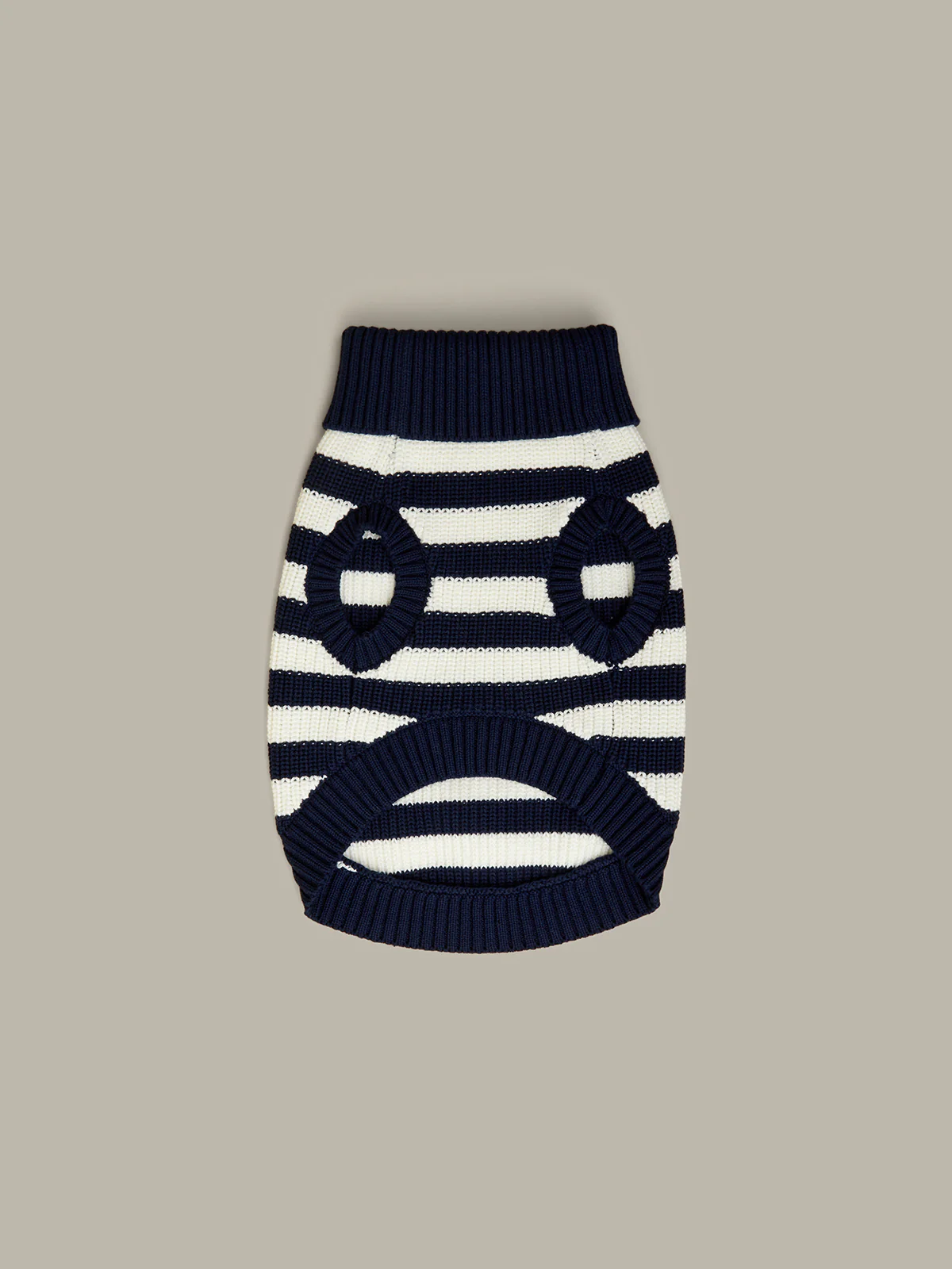 Cotton Striped Dog Sweater - Image 3