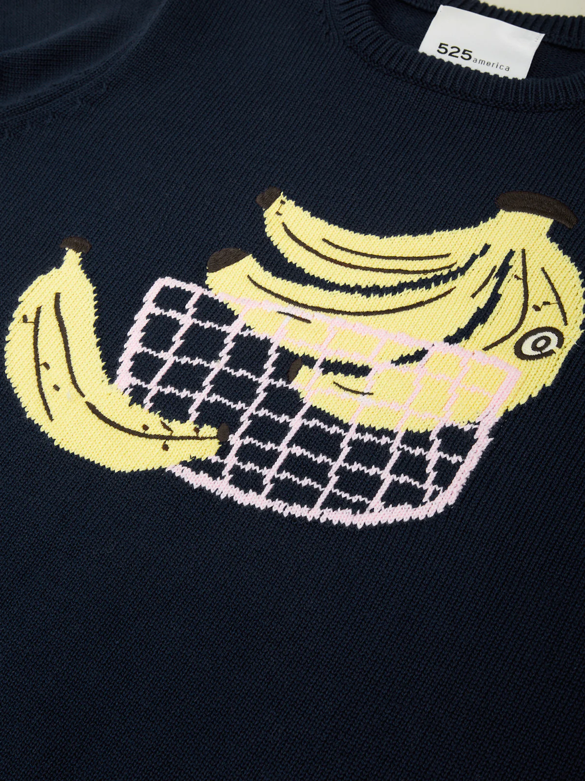 Delia: Cotton Banana Graphic Sweater - Image 4