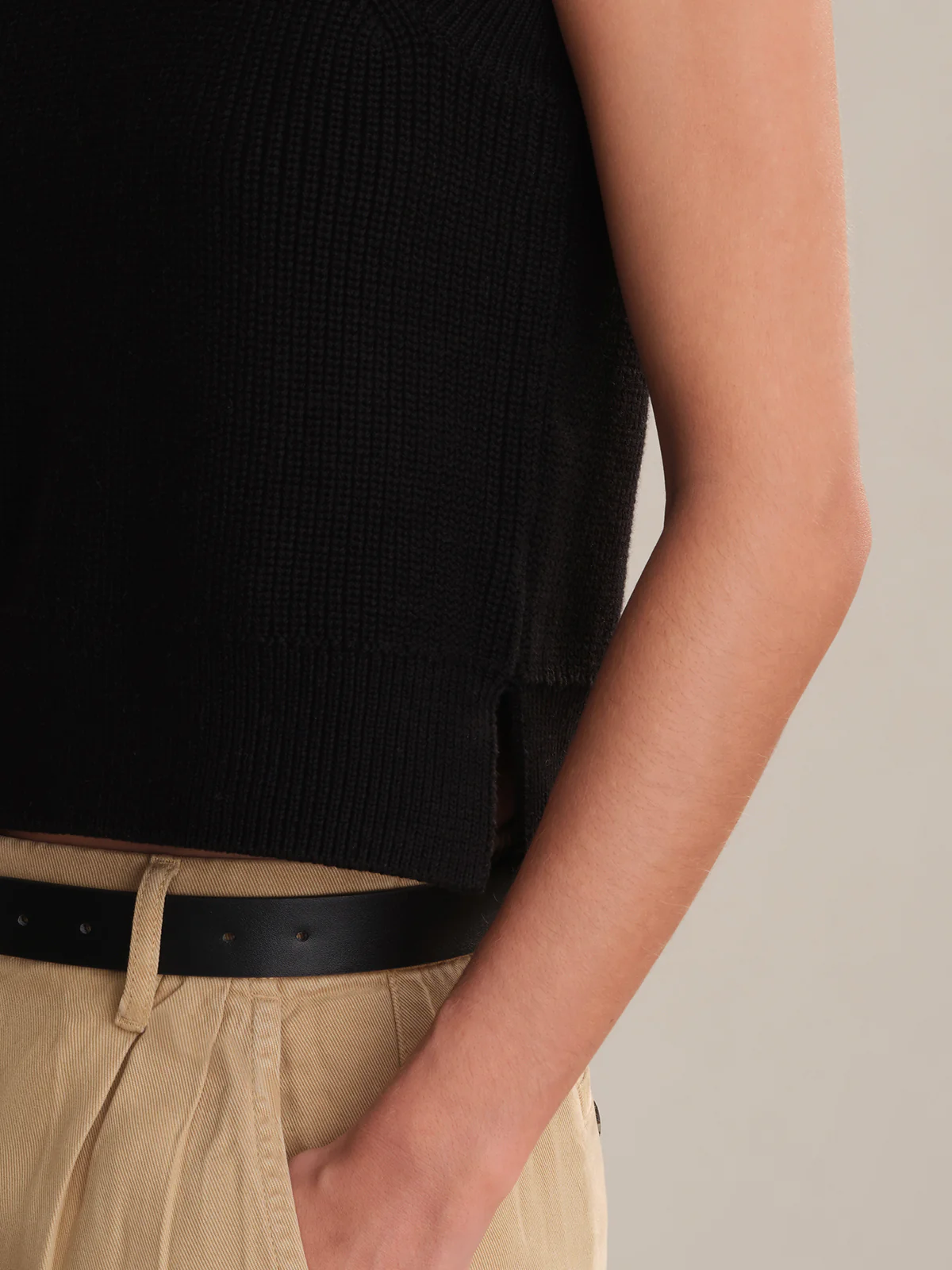 Demi: High Crewneck Cotton Tank - Image 5