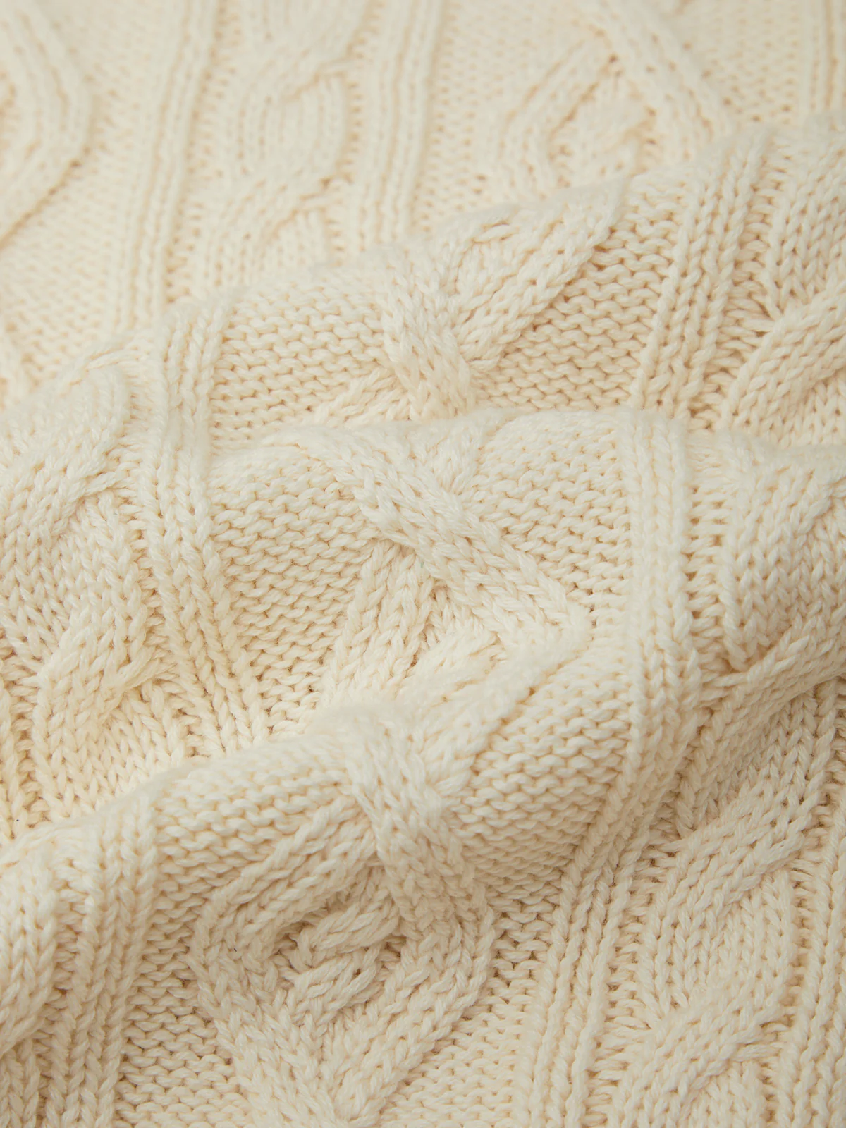 Eleanor: Cable Knit Cotton Crewneck - Image 5