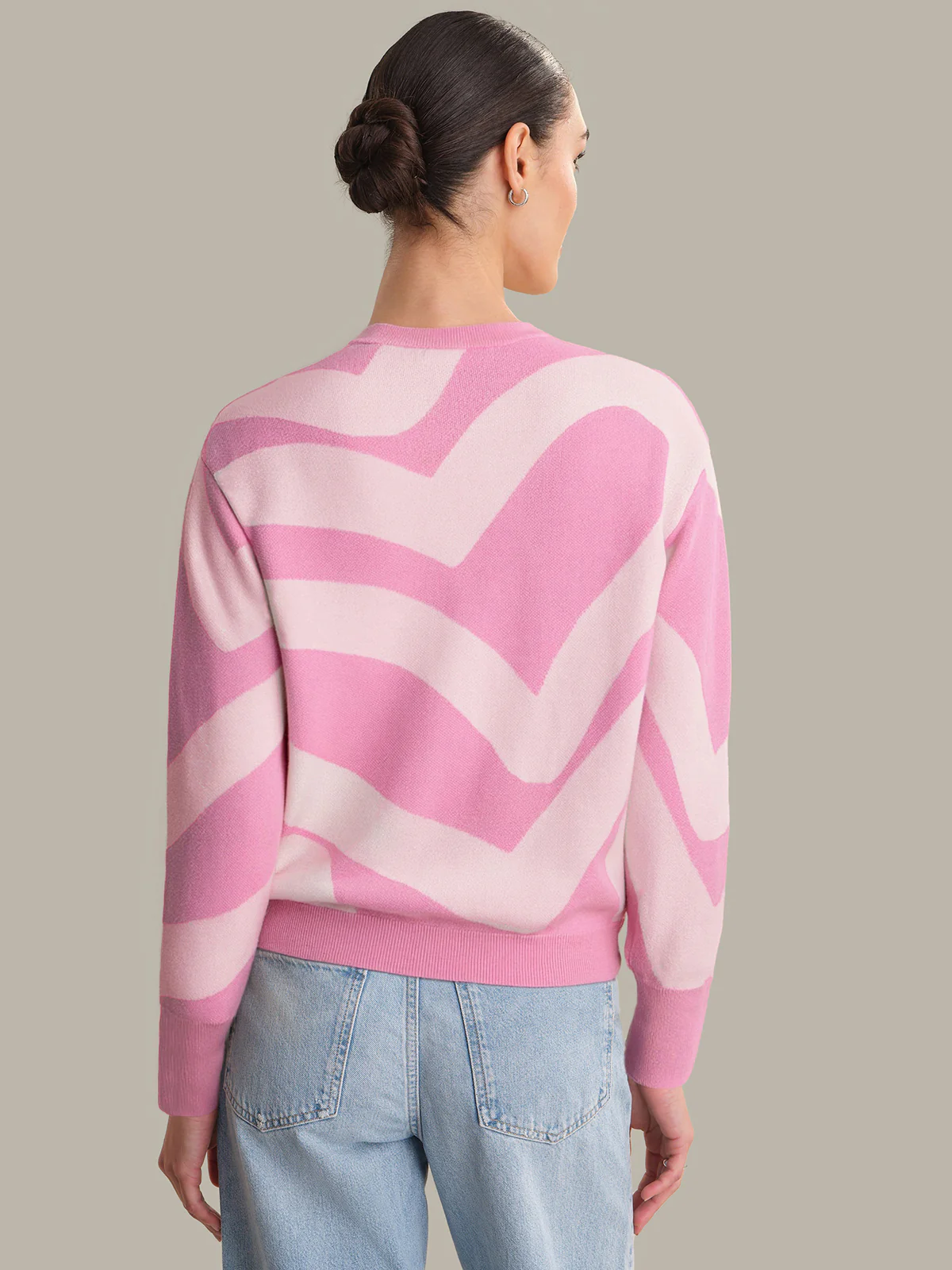 Elsie: Cotton Heart Pattern Sweater - Image 3