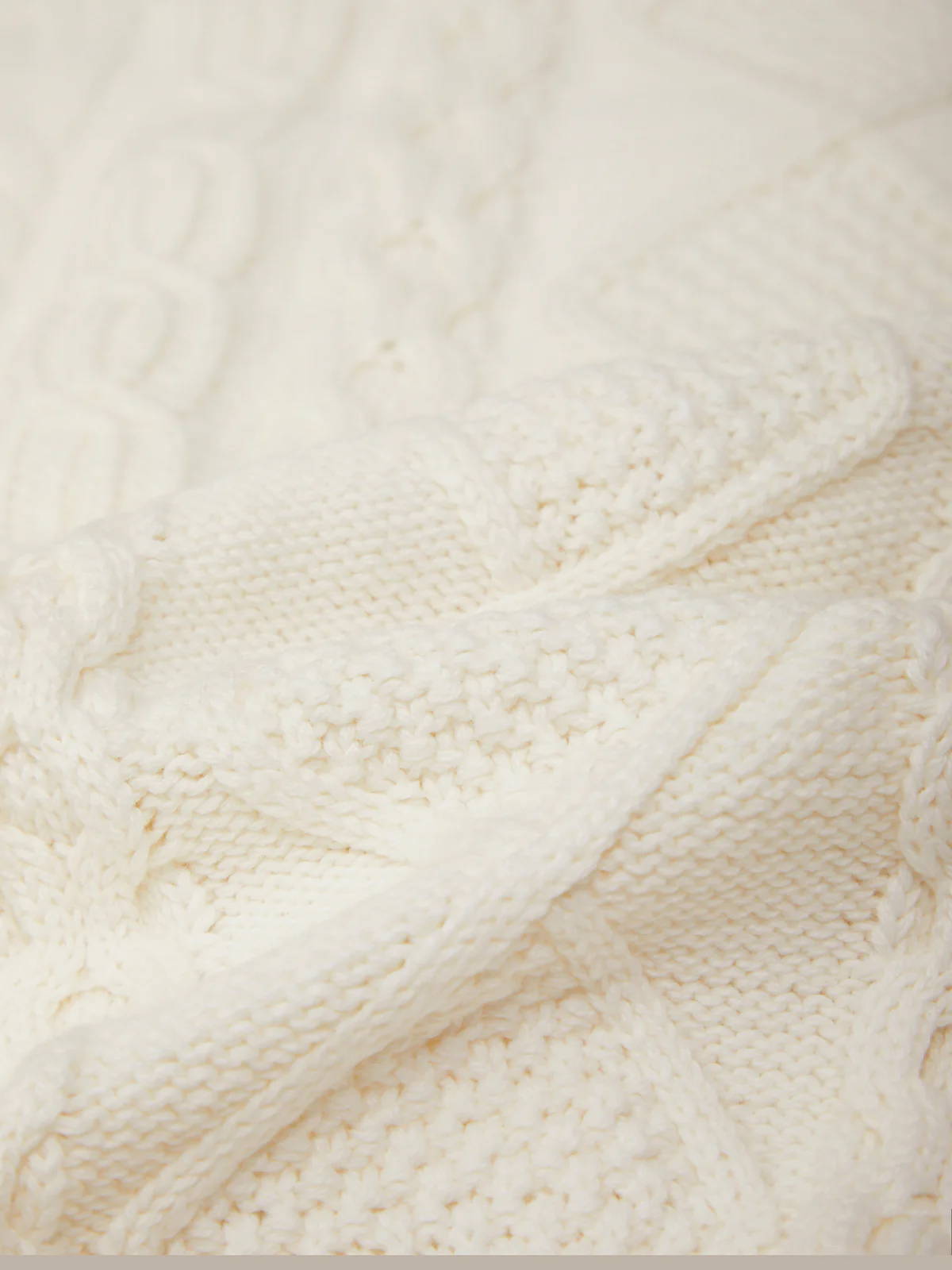 Emerson: Cotton Cable Knit Cardigan - Image 6