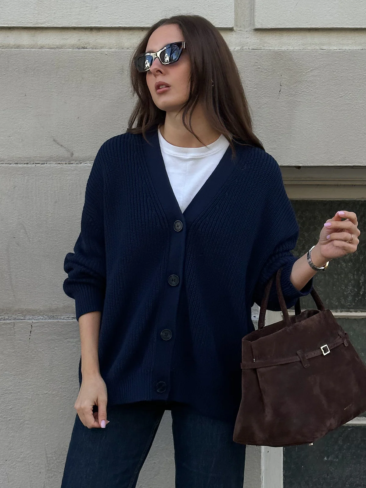 Emilia: Cotton Cocoon Cardigan - Image 6