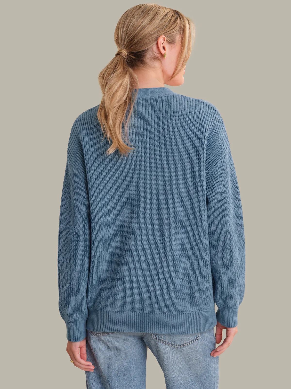 Emilia: Cotton Cocoon Cardigan - Image 3