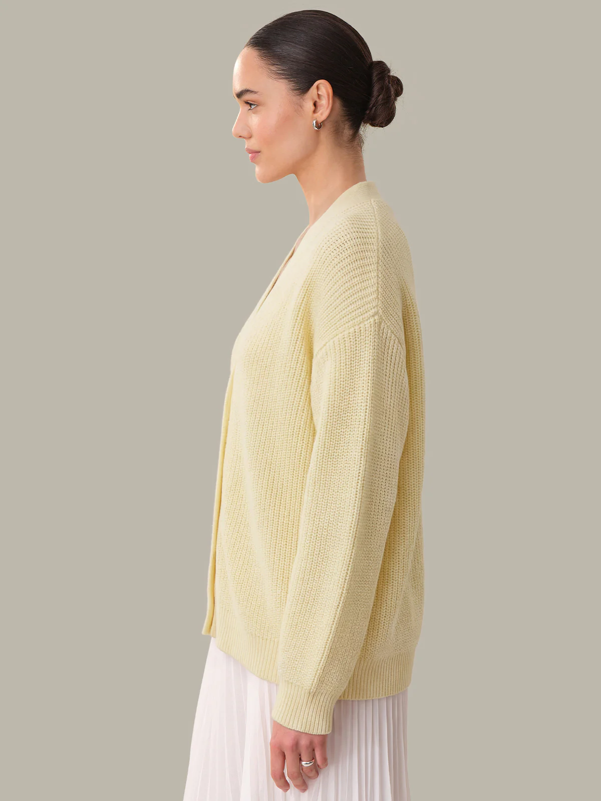 Emilia: Cotton Cocoon Cardigan - Image 2