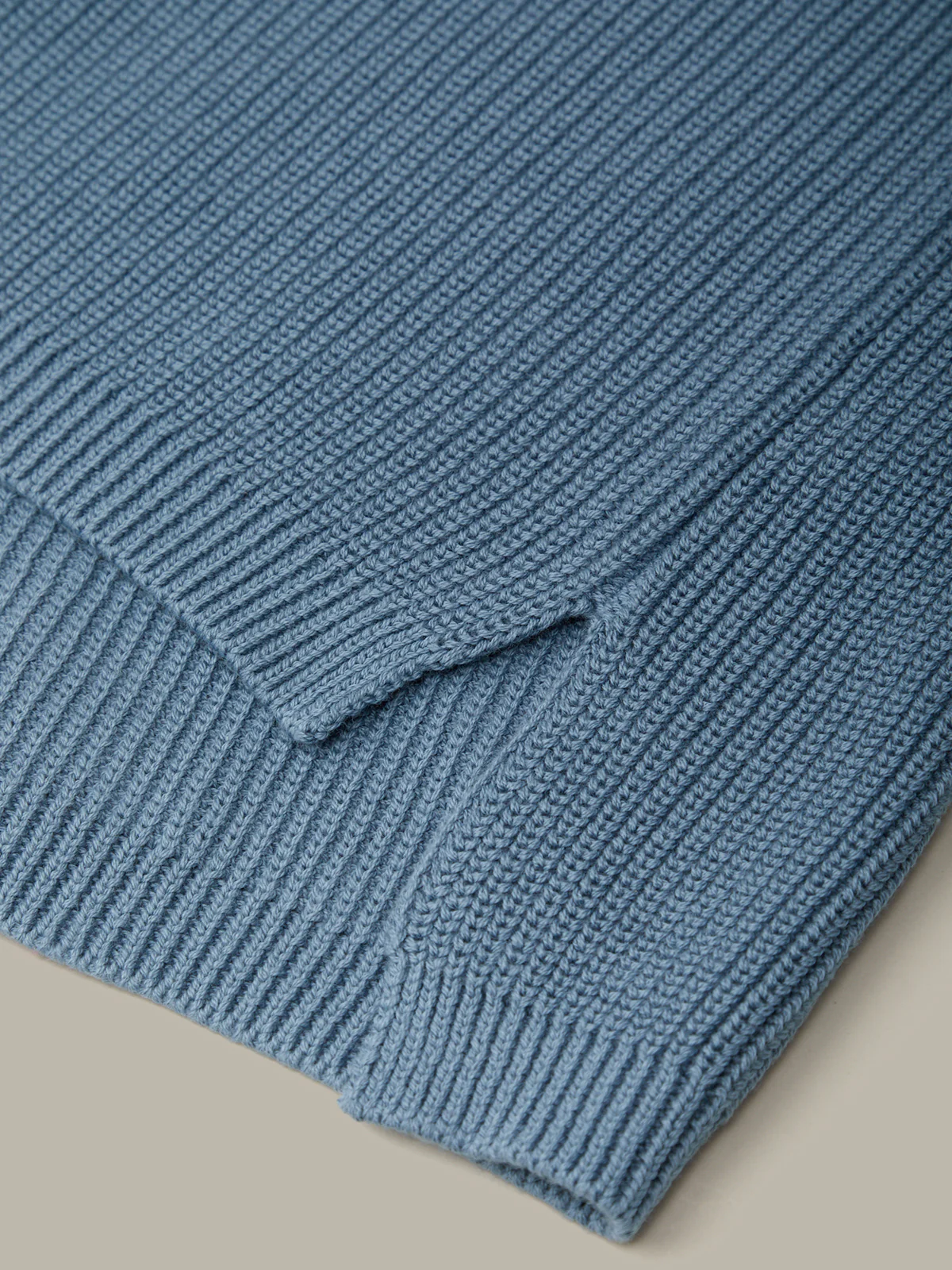 Emma: Crewneck Shaker Stitch Cotton Sweater - Image 4