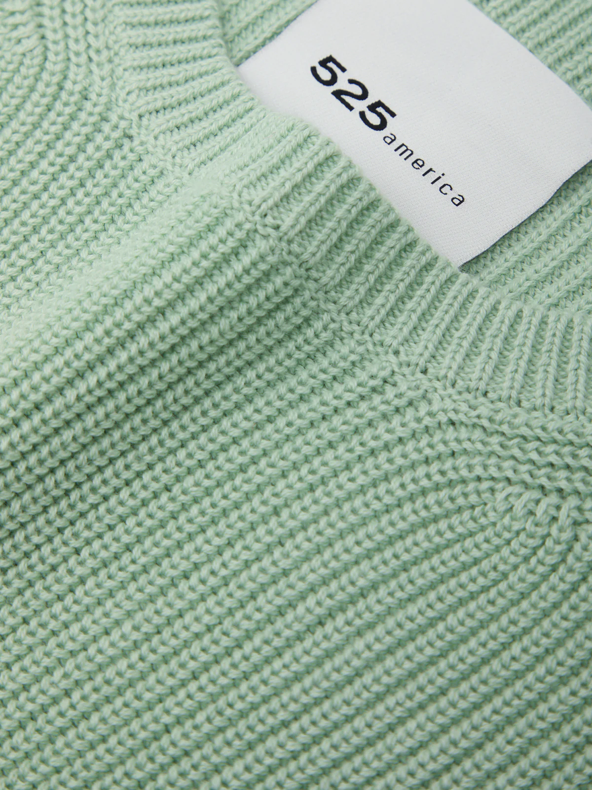 Emma: Crewneck Shaker Stitch Cotton Sweater - Image 5