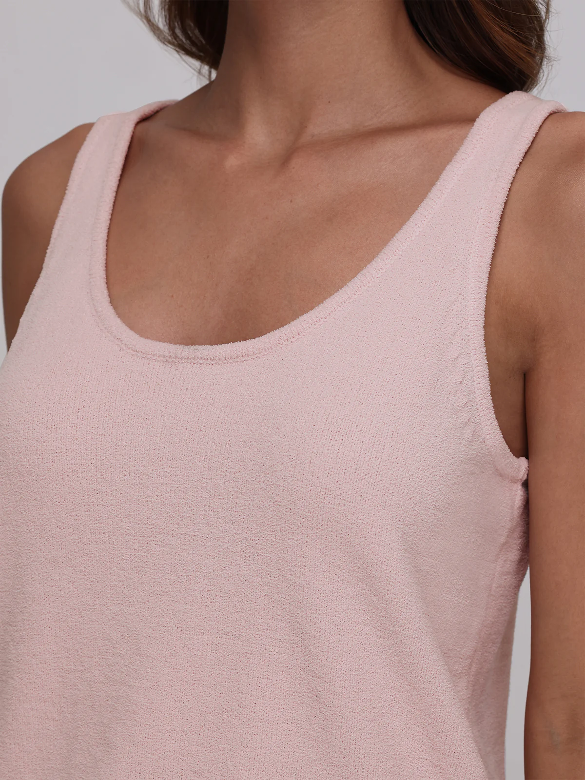 Evie: Scoop Neck Sweater Tank - Image 5