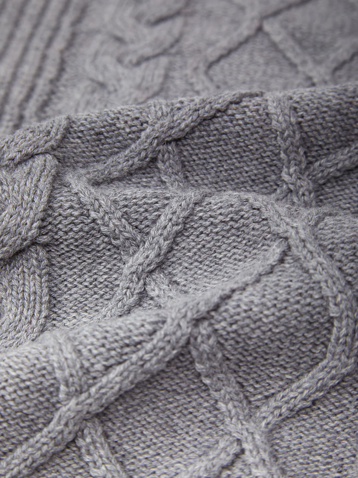 Florence: Cotton Cable Knit Cardigan - Image 6