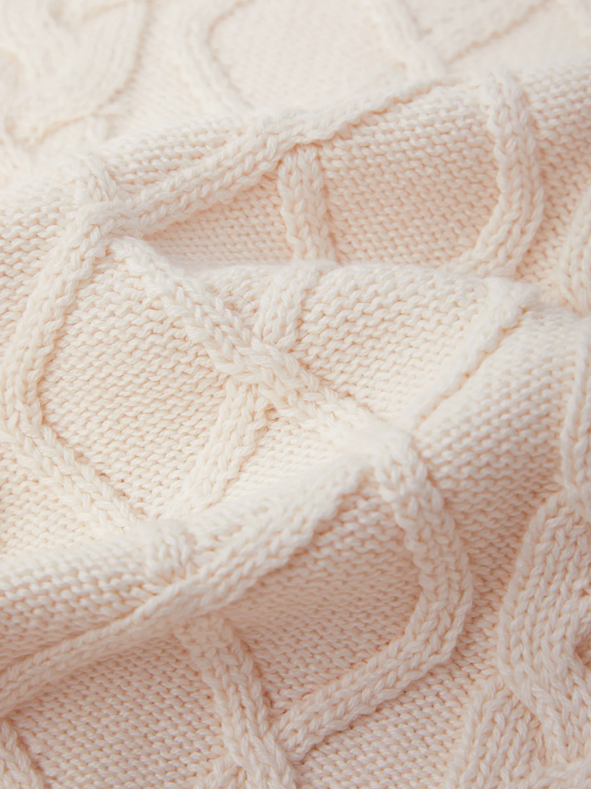 Florence: Cotton Cable Knit Cardigan - Image 6