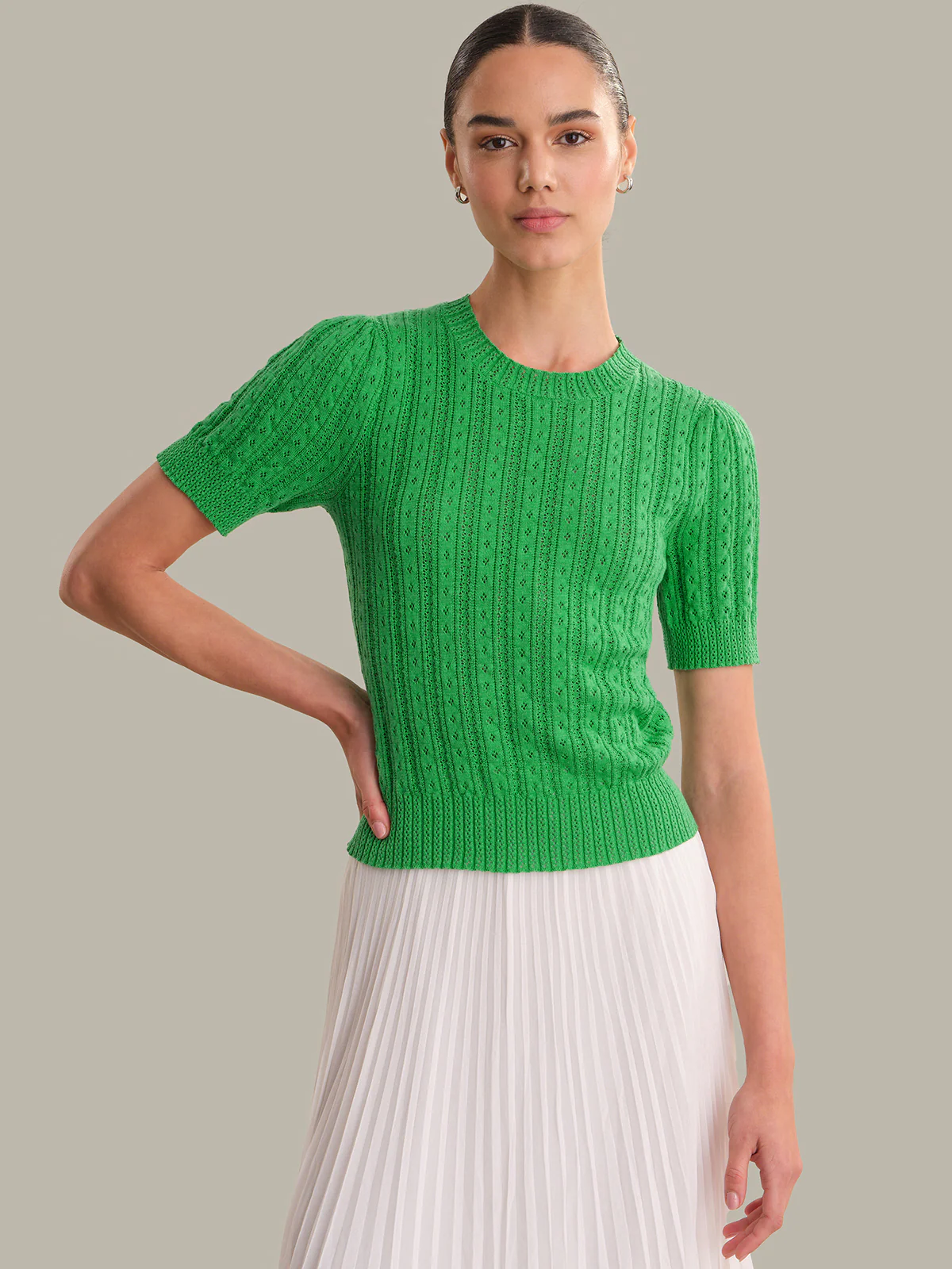 Harper: Pointelle Sweater - Image 4