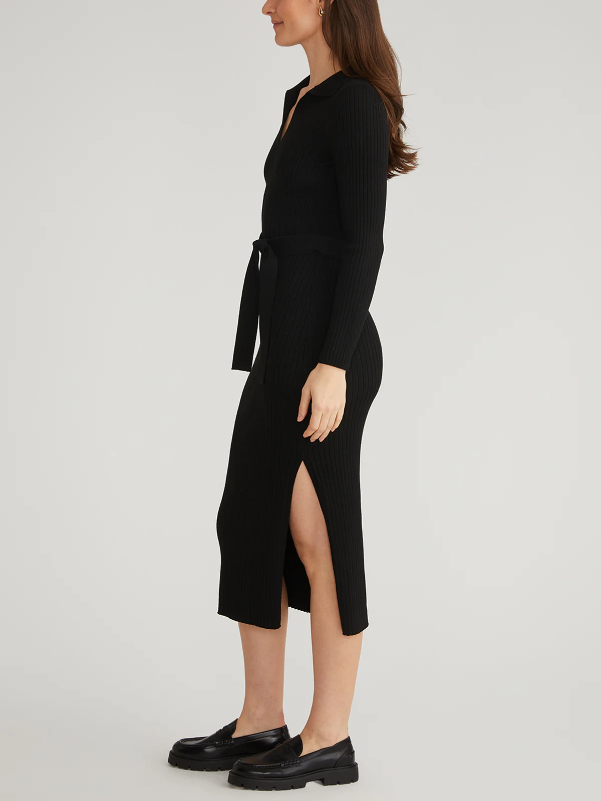 Hope: Rib Polo Maxi Dress - Image 3
