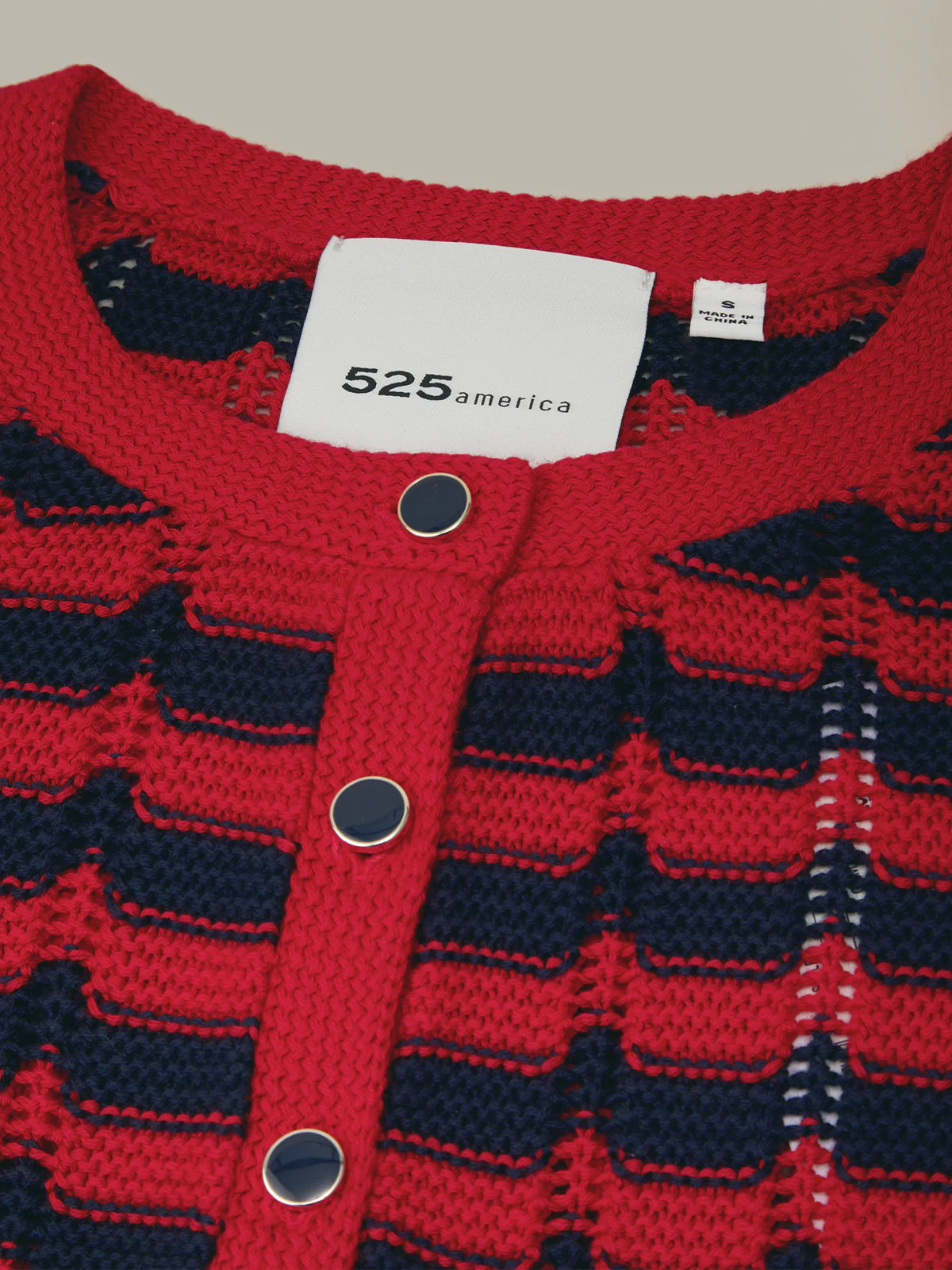 Isla Striped Button Front Vest - Image 4