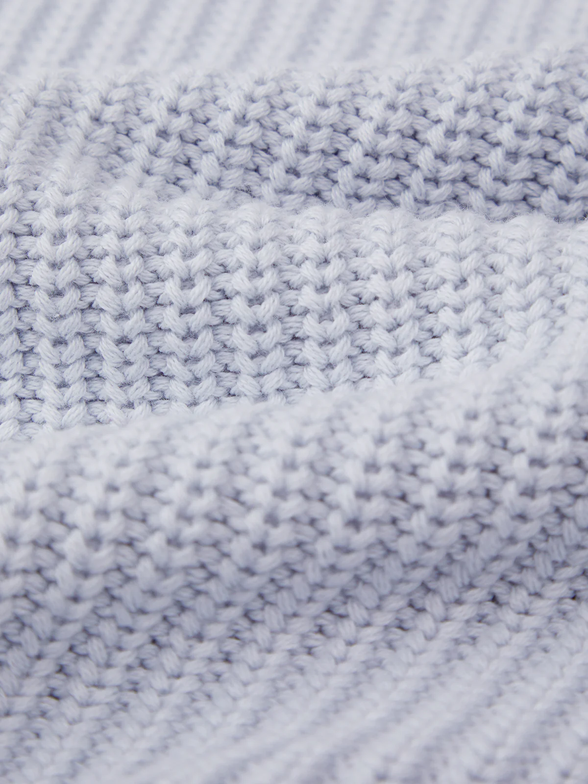 Jane: Crewneck Shaker Stitch Cotton Sweater - Image 5