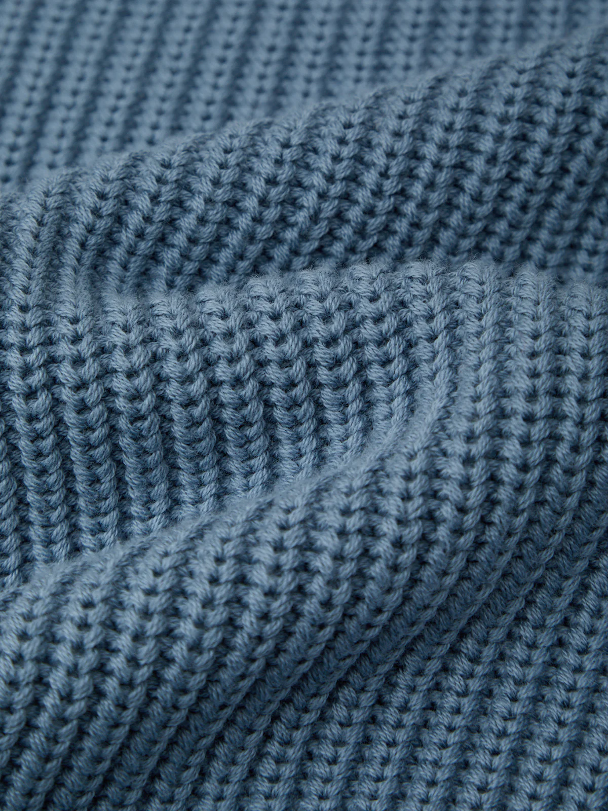 Jane: Crewneck Shaker Stitch Cotton Sweater - Image 5