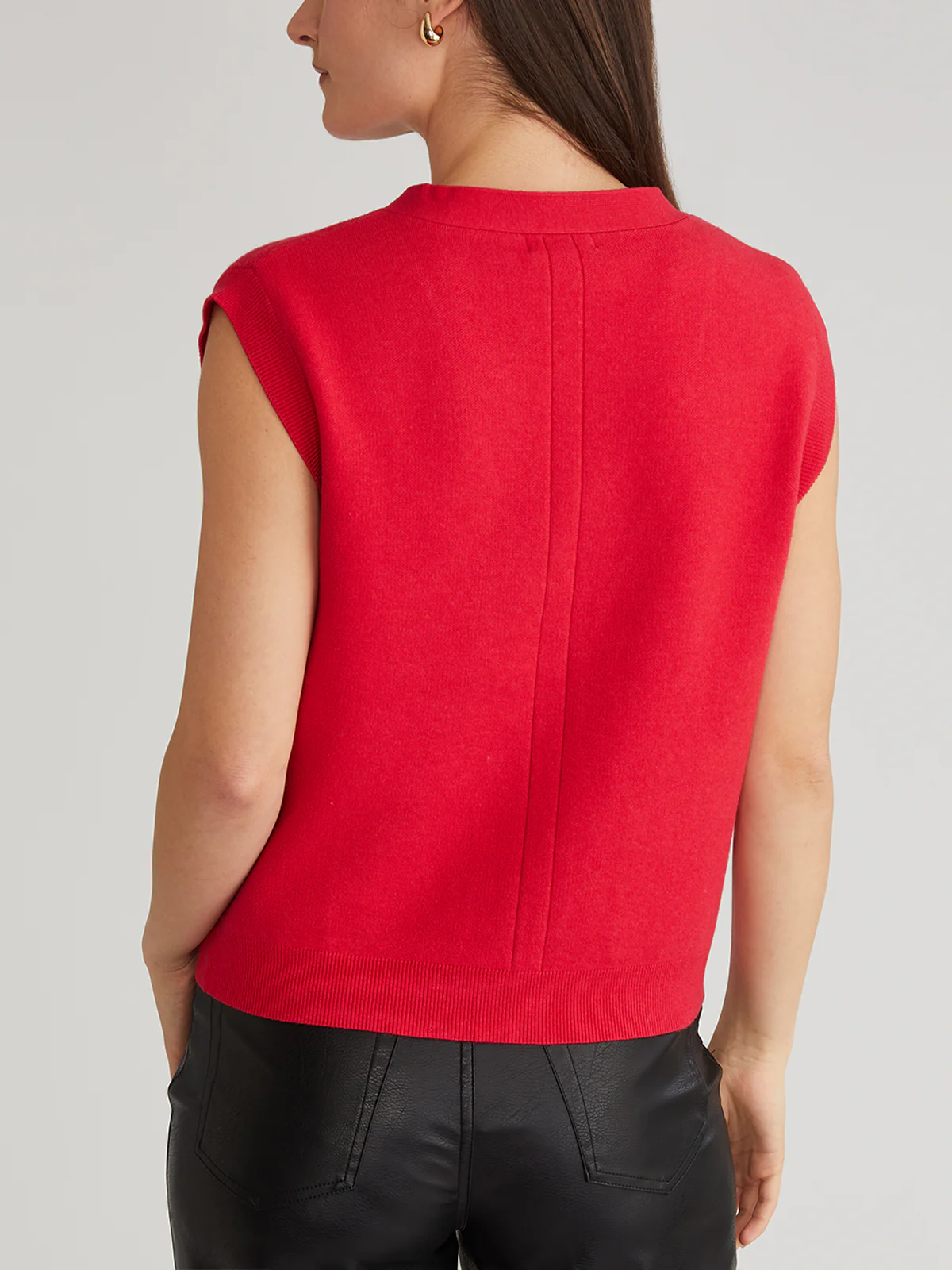Jessica: Button Front Vest - Image 3