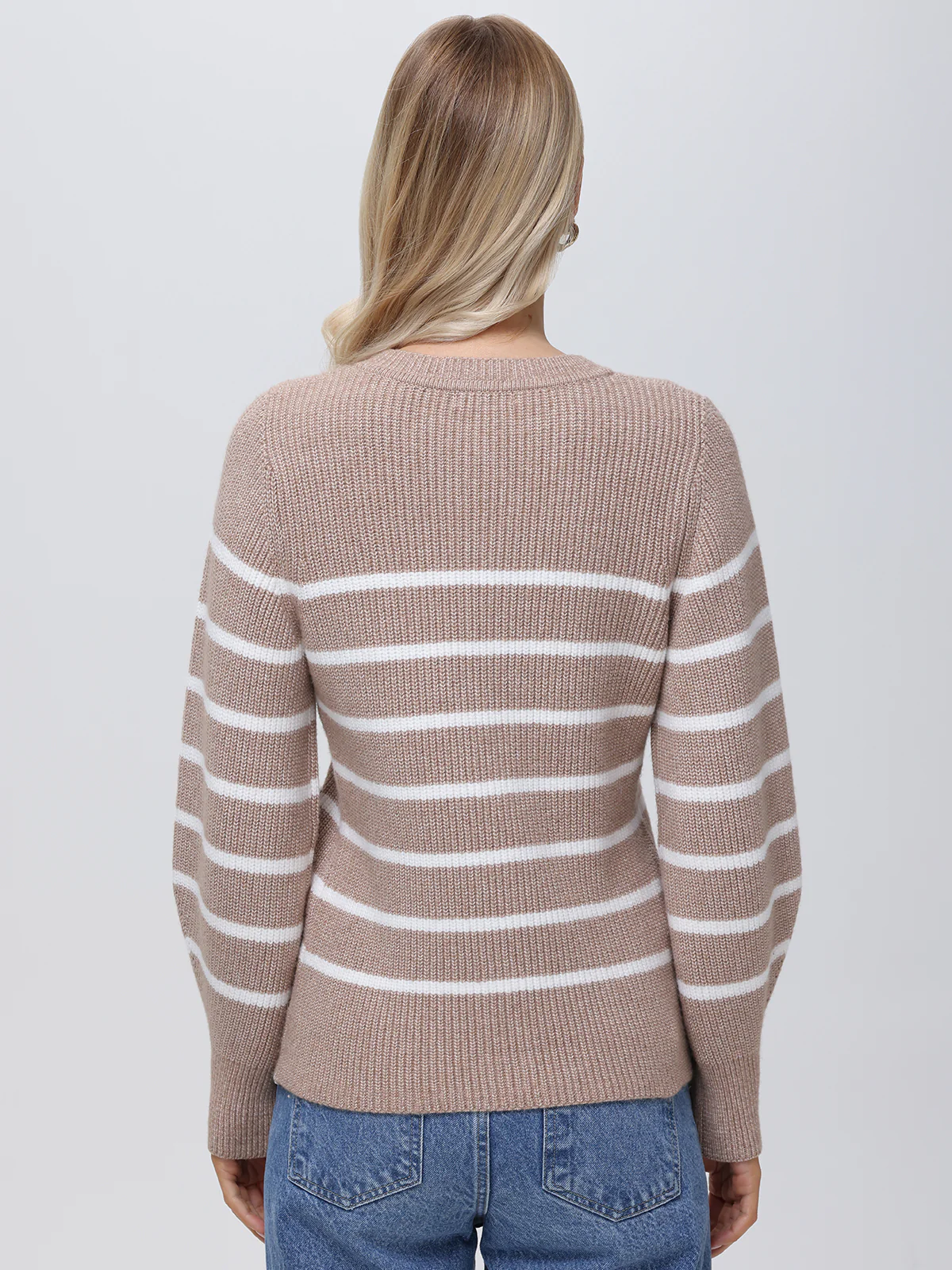 Josie: Crewneck Stripe Cardigan - Image 3