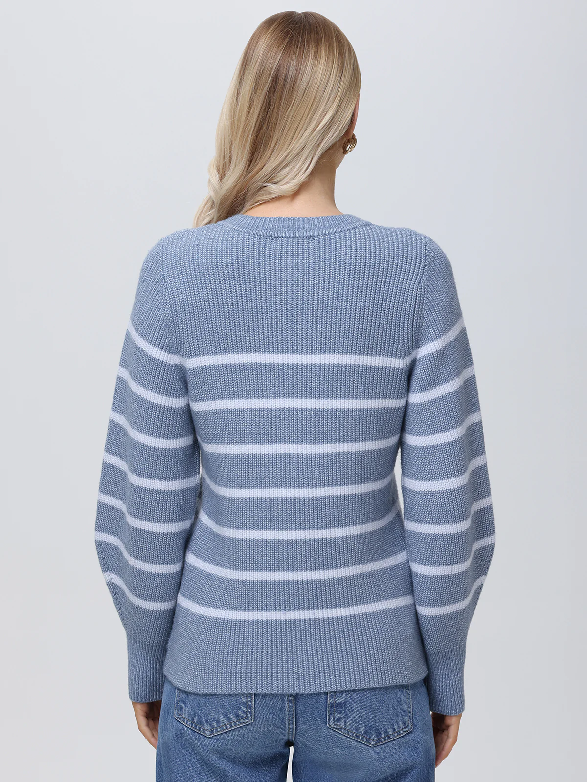 Josie: Crewneck Stripe Cardigan - Image 3
