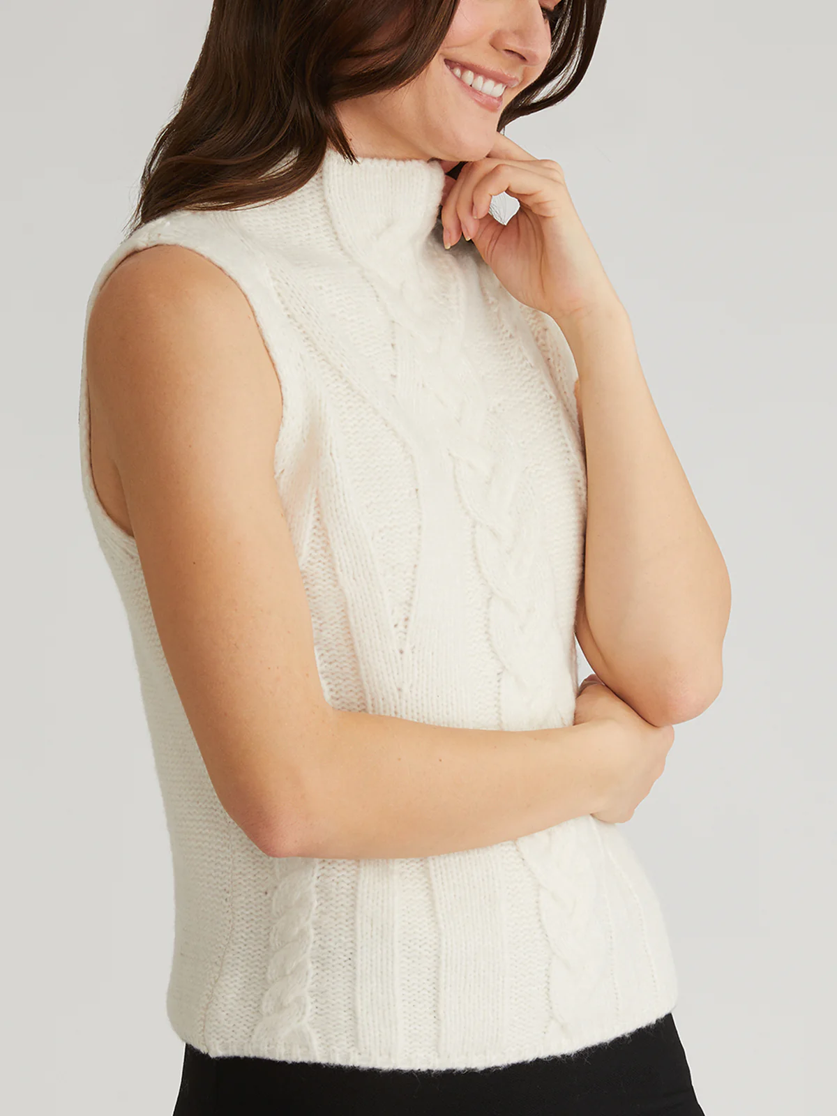 Kendall: Funnel Neck Cable Tank - Image 2