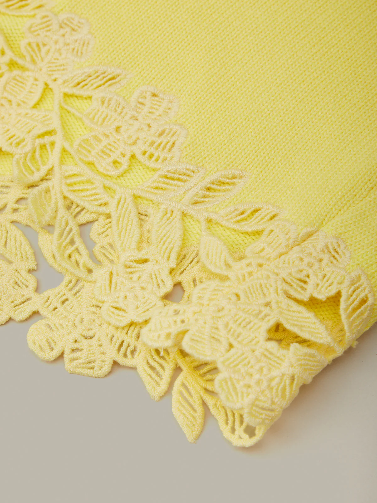 Leena: Lace Trim Cotton Cardigan - Image 5