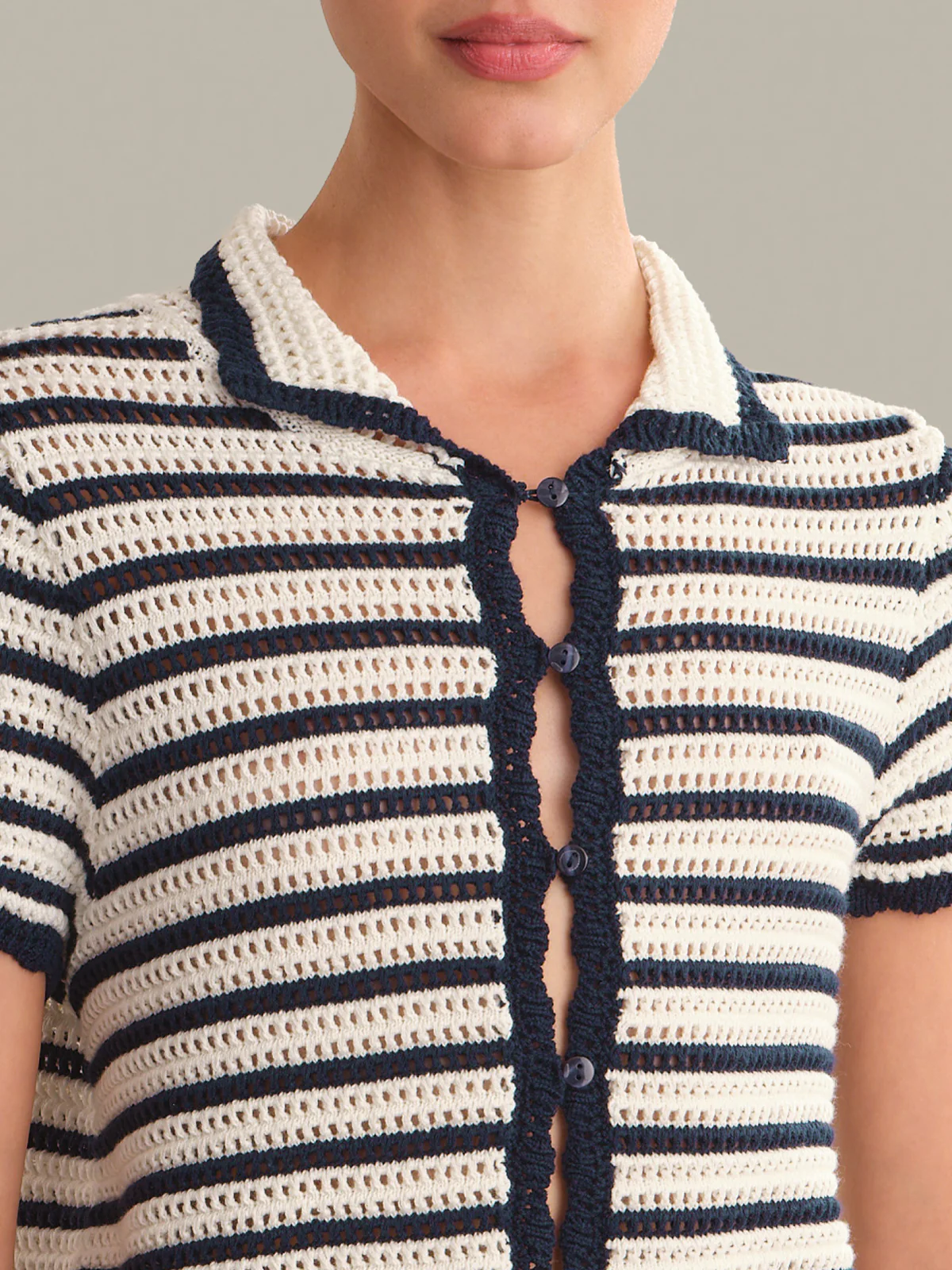 Leilani Collared Button Front Cardi - Image 4