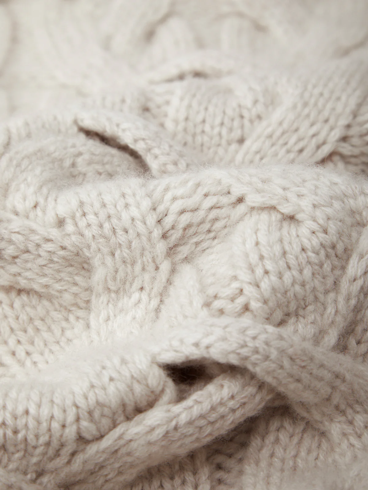 Lennox: Cashmere Blend Crisscross Cable Cardigan - Image 6